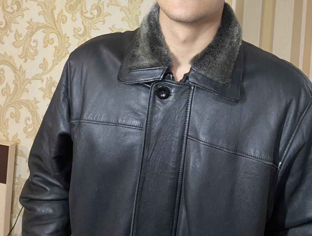 14th Addiction Leather Fur 14TH Addiction Coat Jacket vest avant garde Size US L / EU 52-54 / 3 - 7 Thumbnail