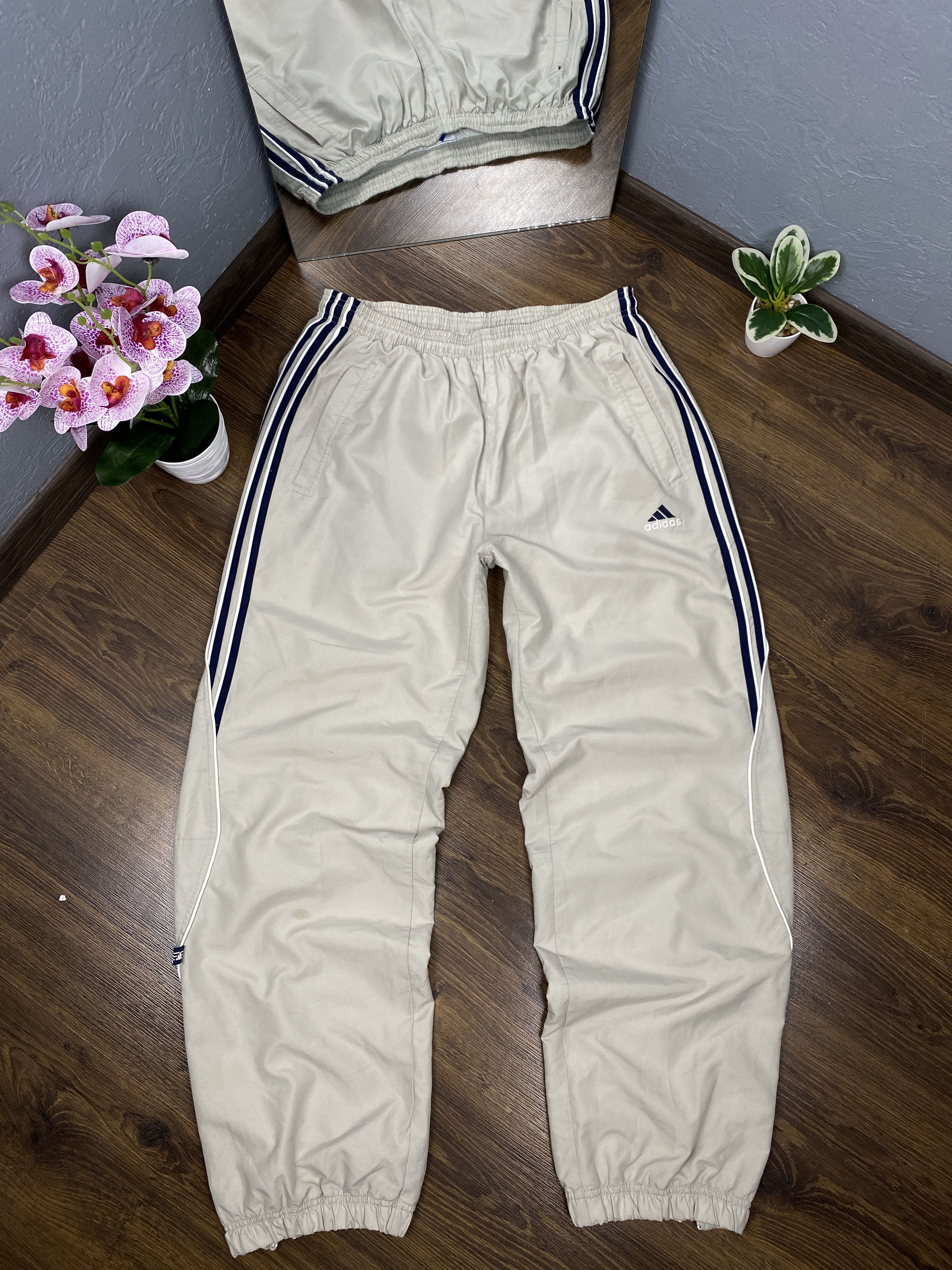 Adidas Adidas vintage baggy parachute nylon track pants y2k Size US 36 / EU 52 - 1 Thumbnail
