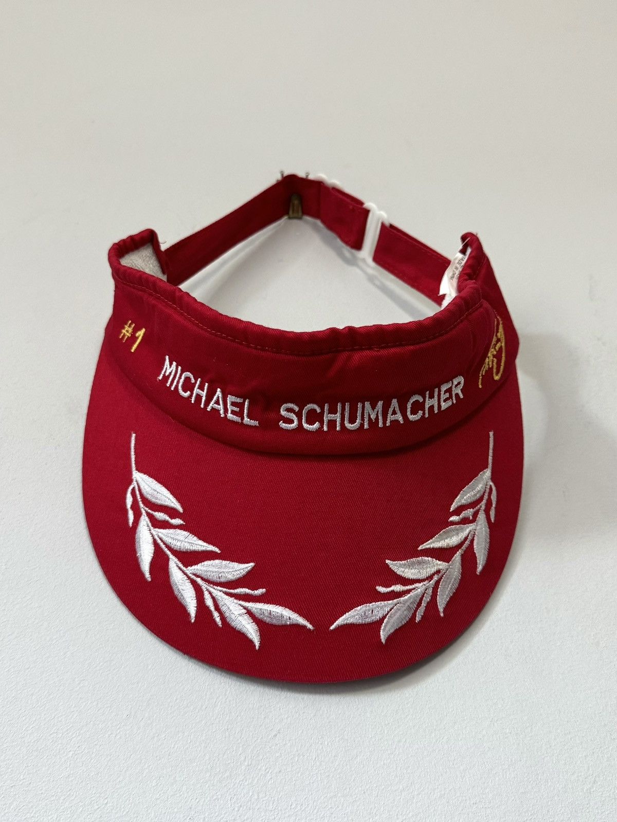Vintage Vintage Michael Schumacher Racing Visor Cap Size ONE SIZE - 1 Thumbnail
