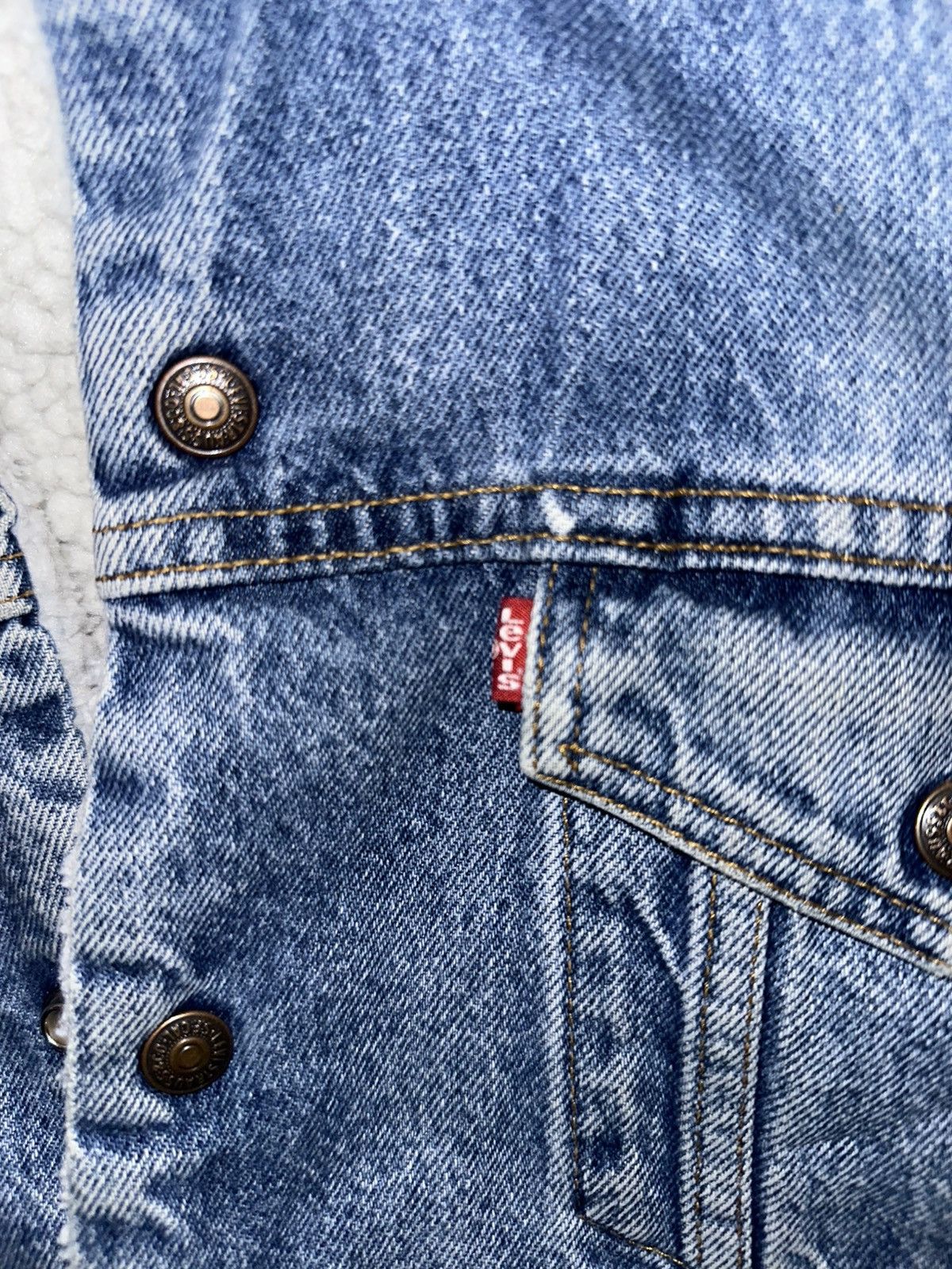 Levi's Vintage Clothing Levi’s Authentic Sherpa Denim Trucker Jacket Size US M / EU 48-50 / 2 - 4 Thumbnail