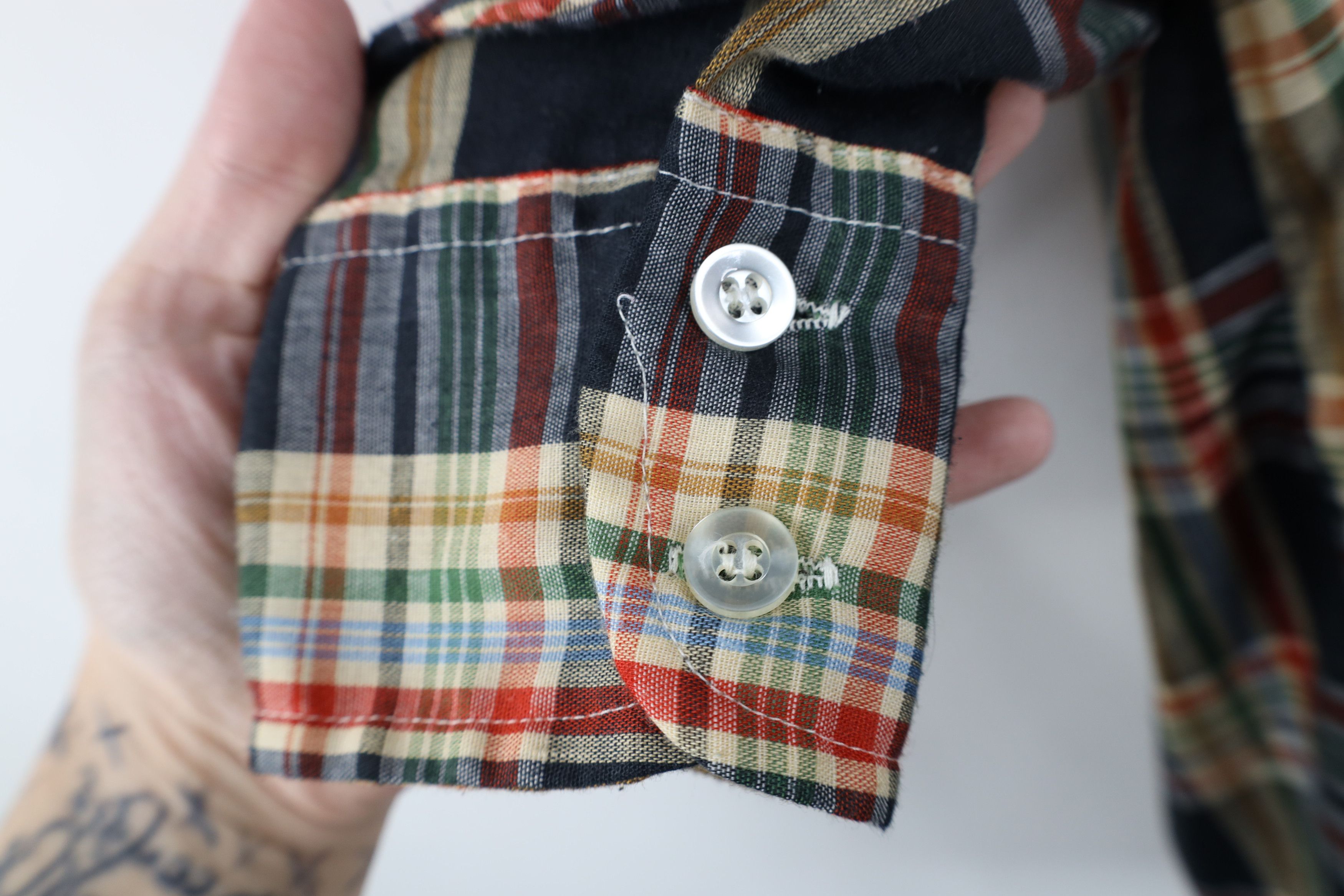 Levi's Vintage 70s Levis Rainbow Collared Button Shirt USA Size US S / EU 44-46 / 1 - 6 Thumbnail
