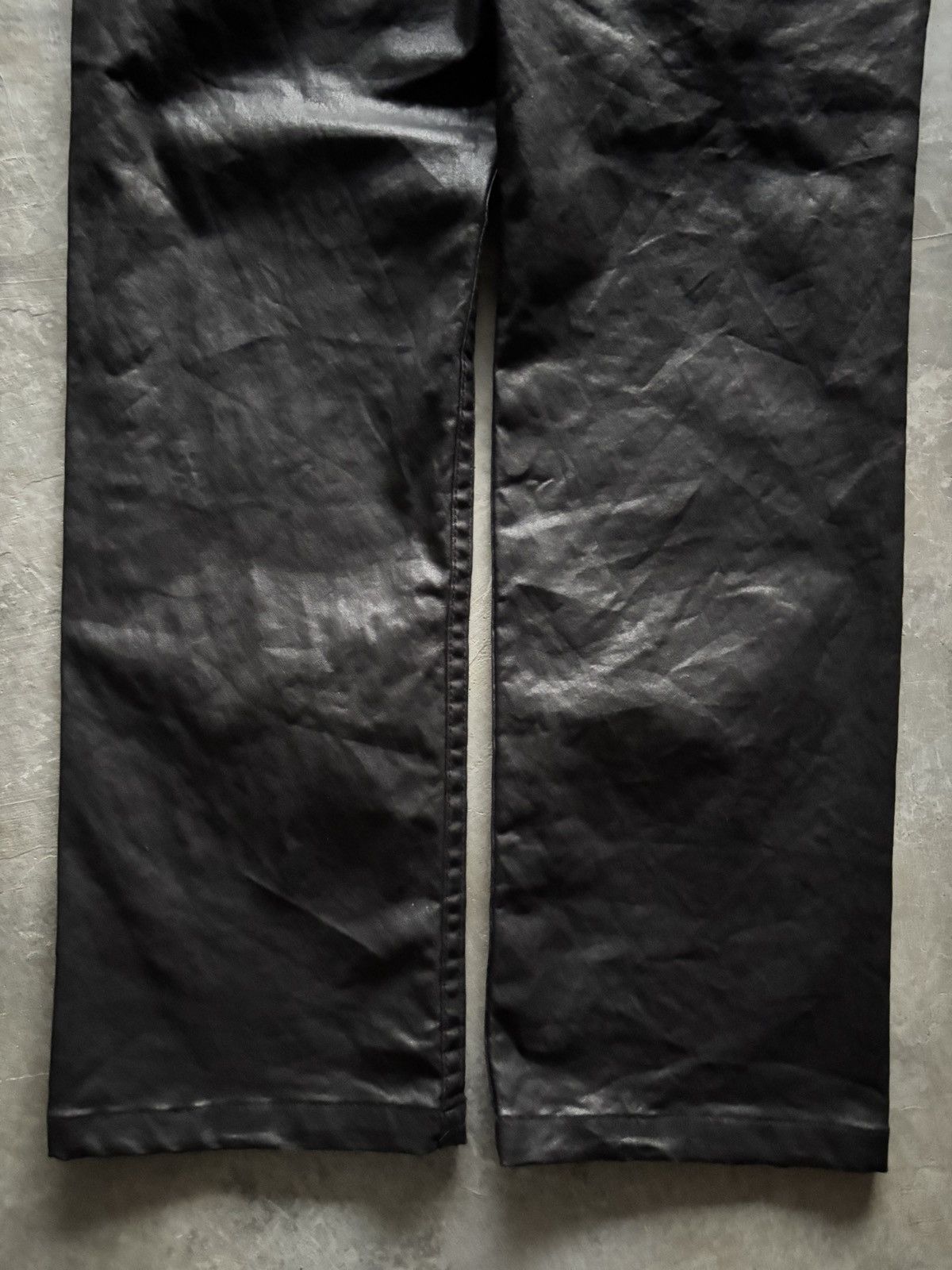 Beauty Beast × Isamu Katayama Backlash × Yasuyuki Ishii CLOUD 72 leather pant zipper sick backpocket rhinestone punk Size US 37 - 17 Thumbnail
