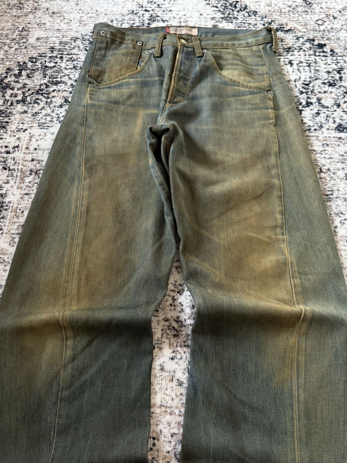 Levi's Vintage Clothing Vintage LEVIS Mud Wash Twisted Leg Engineered Jeans Regular Size US 30 / EU 46 - 3 Thumbnail