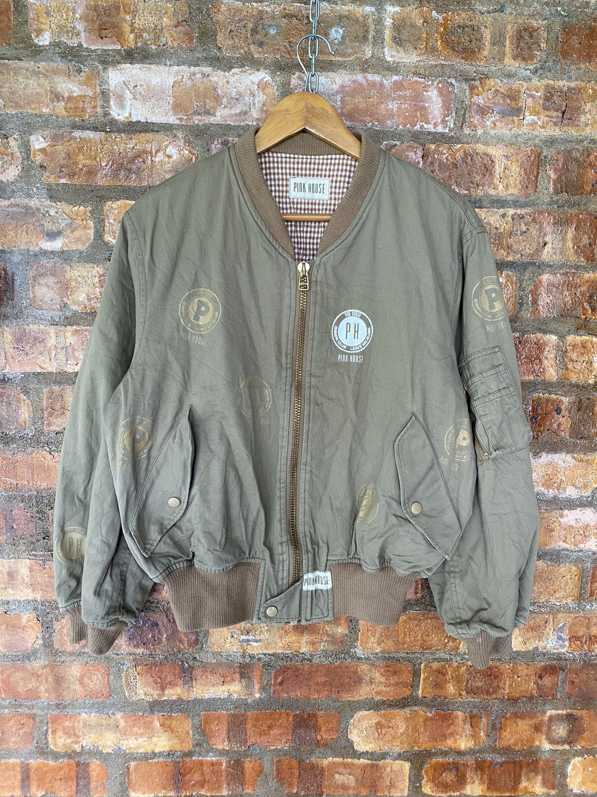 Pink House 90s Pink House Padded Ma-1 Bomber Jacket Size US M / EU 48-50 / 2 - 3 Thumbnail