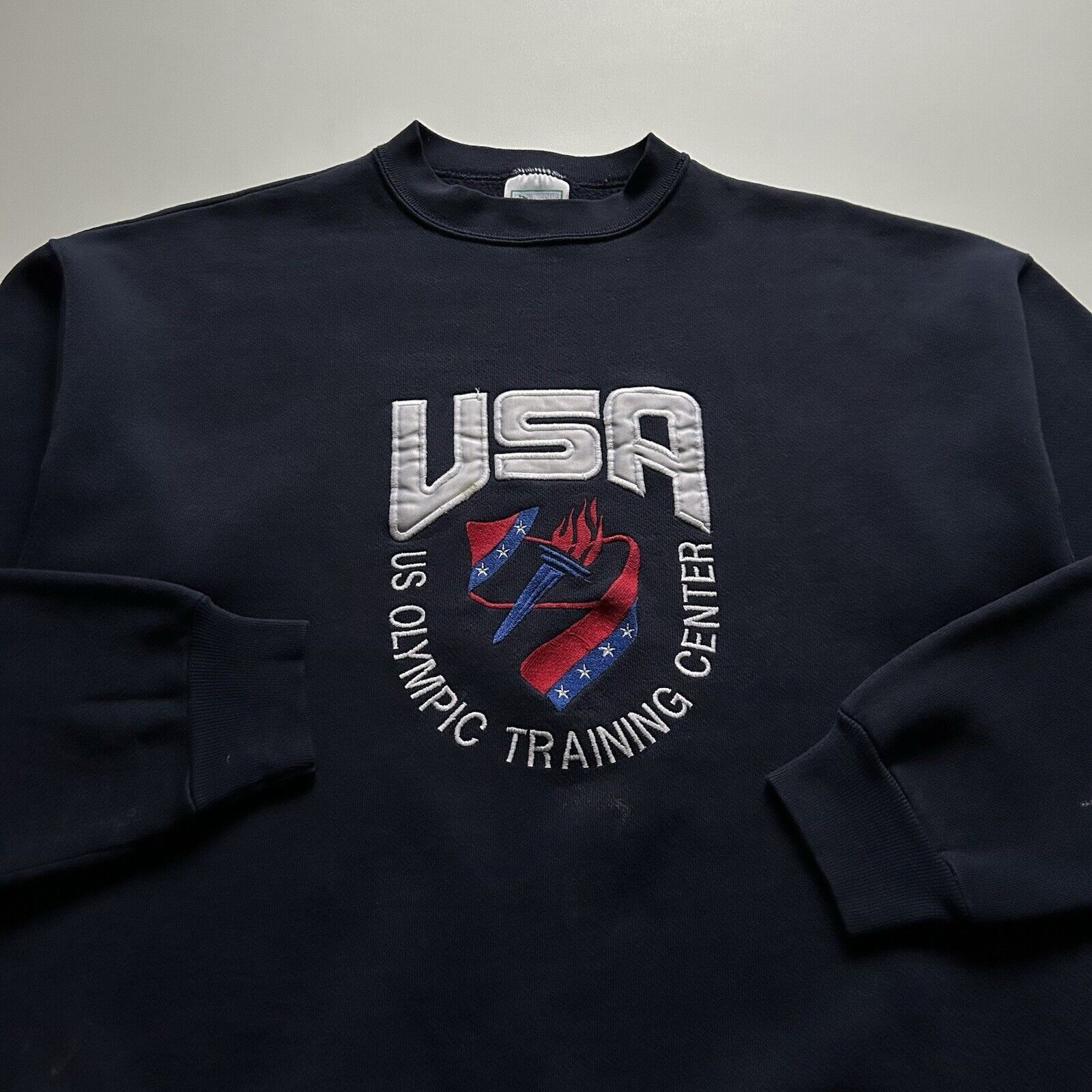 USA Olympics × Vintage Vintage 90s US Olympic Training USA Graphic Crewneck XL Rare Size US XL / EU 56 / 4 - 2 Thumbnail
