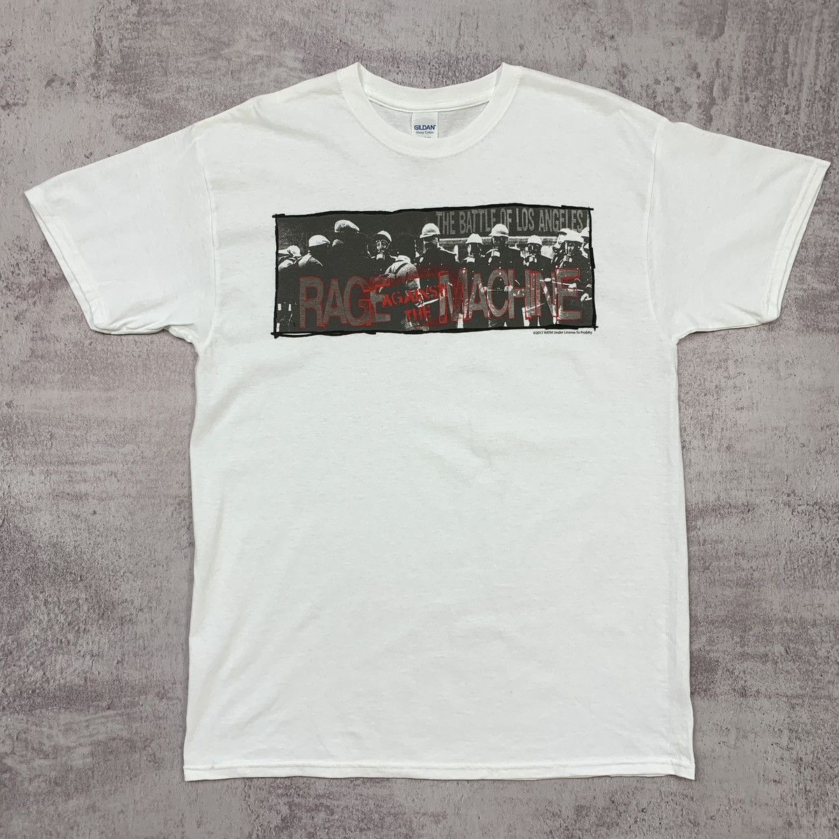 Band Tees 2017 RAGE AGAINST THE MACHINES The battle Of Los A. T-SHIRT Size US L / EU 52-54 / 3 - 1 Thumbnail