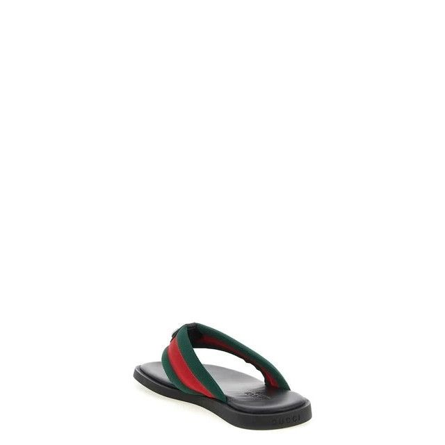 Gucci GUCCI $880 Black Interlocking G Thong Sandals New & Authenti Size US 12.5 / EU 45-46 - 3 Thumbnail