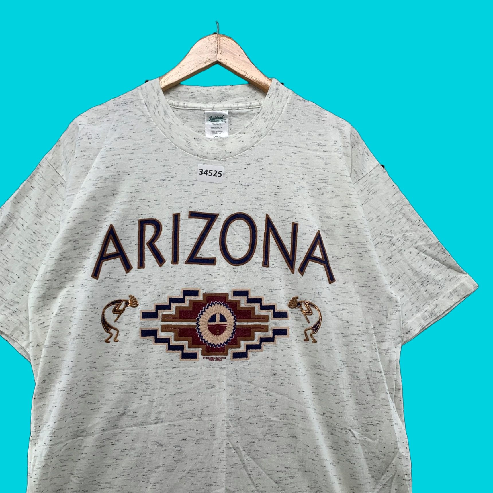 Vintage VINTAGE Arizona Shirt Mens Large White Single Stitch Made USA 22x30.5 Size US L / EU 52-54 / 3 - 1 Thumbnail
