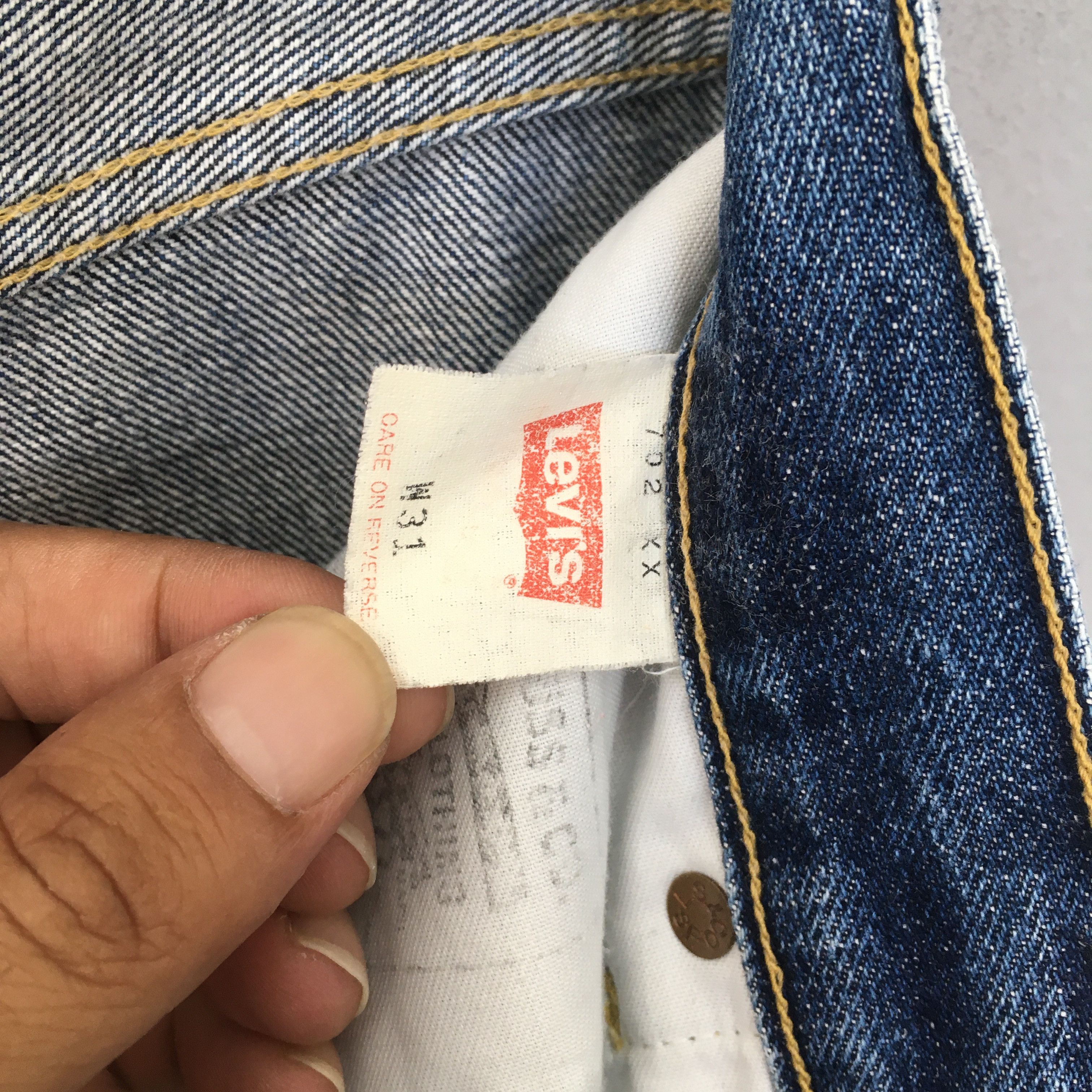 Levi's Size 30x31 90s Levis 702 LVC Buckle Back Big E Jeans S2000 Size US 30 / EU 46 - 13 Thumbnail