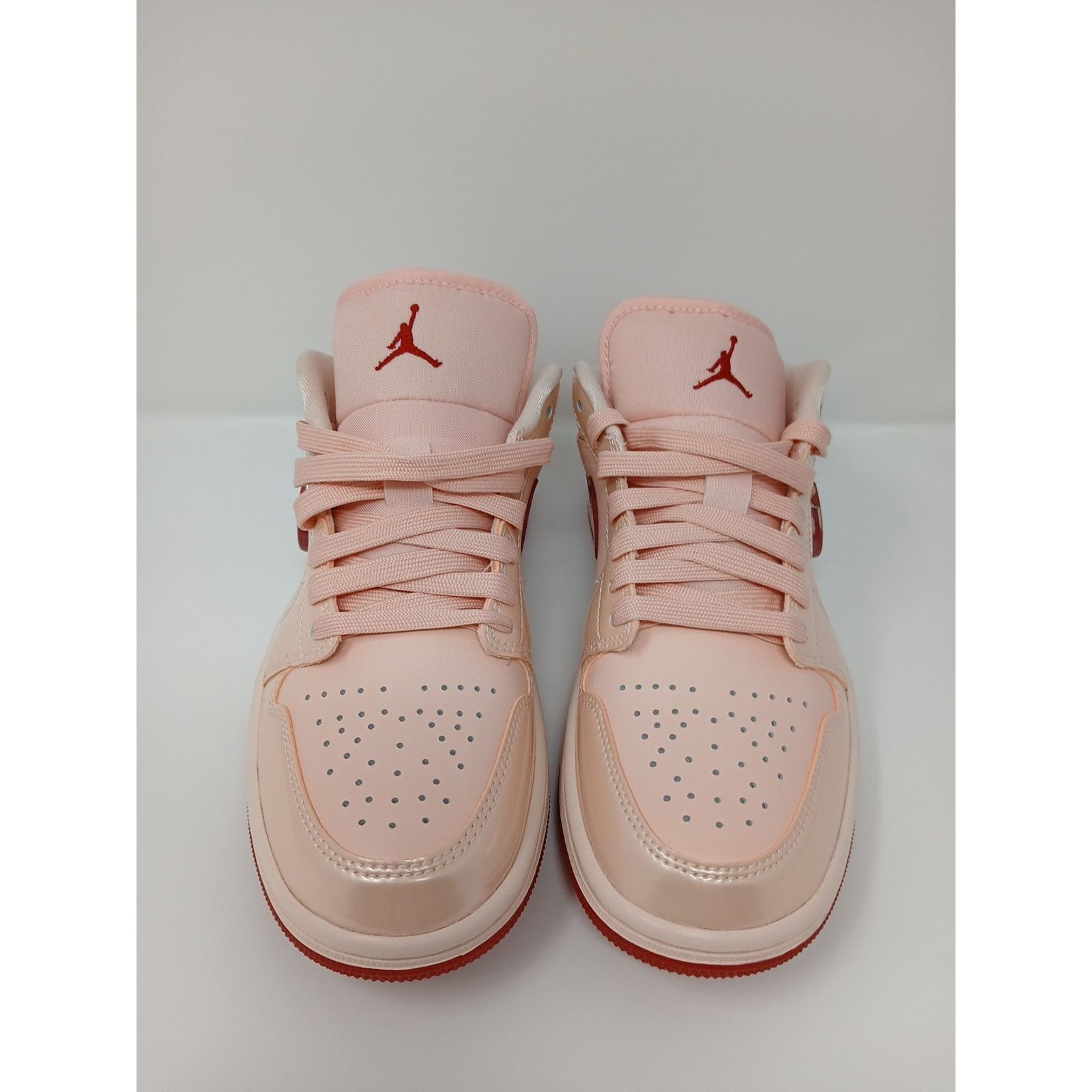 Jordan Brand Nike Air Jordan 1 SE Low Patent Valentine's Day Women Sz 6.5 Size US 6.5 / IT 36.5 - 4 Thumbnail