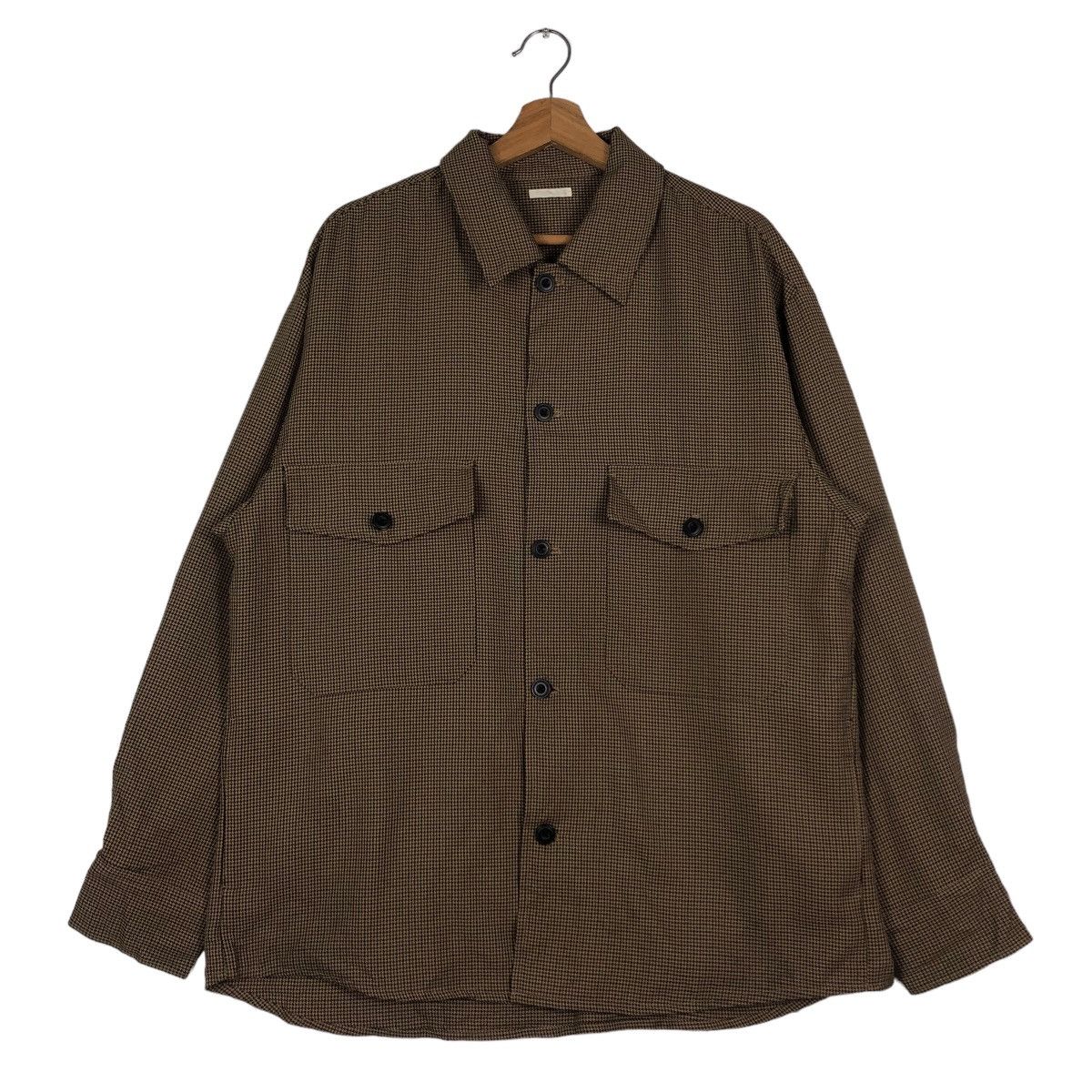 Japanese Brand 🔥Vintage Shirt Jacket Big Pocket GU Japan Issey Miyake Size US L / EU 52-54 / 3 - 1 Thumbnail