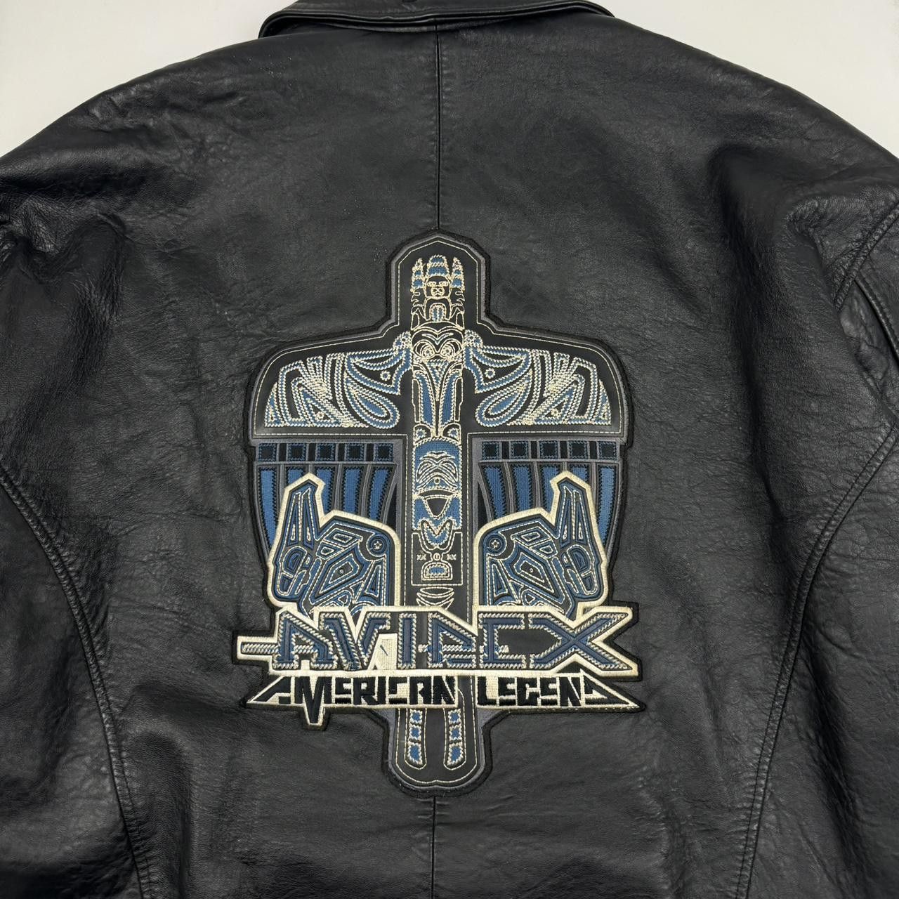 Avirex Avirex Leather Jacket Size US XL / EU 56 / 4 - 3 Thumbnail