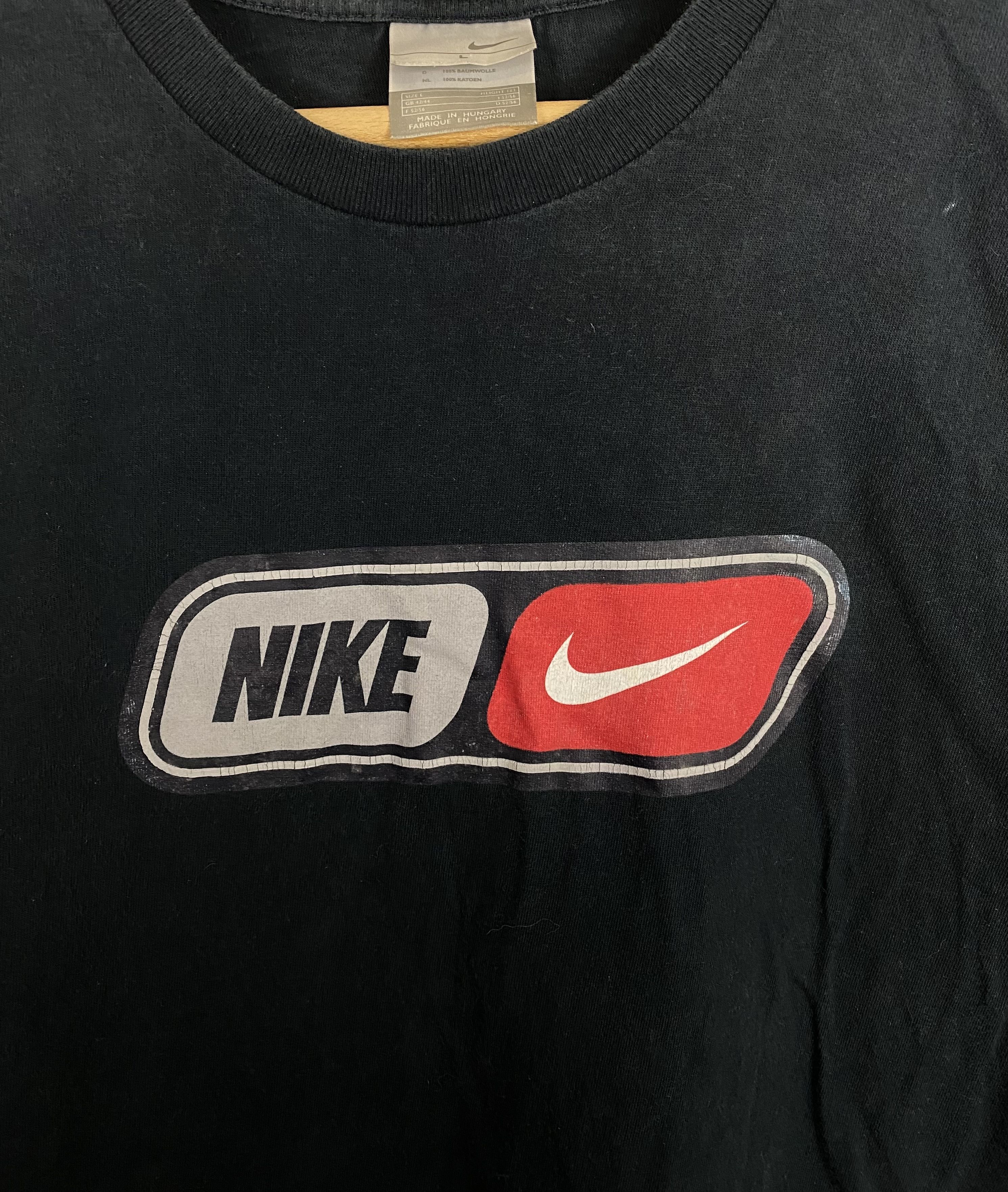 Nike 00s Vintage NIKE Silver Tag Big Logo T- Shirt M502 Size US L / EU 52-54 / 3 - 2 Thumbnail
