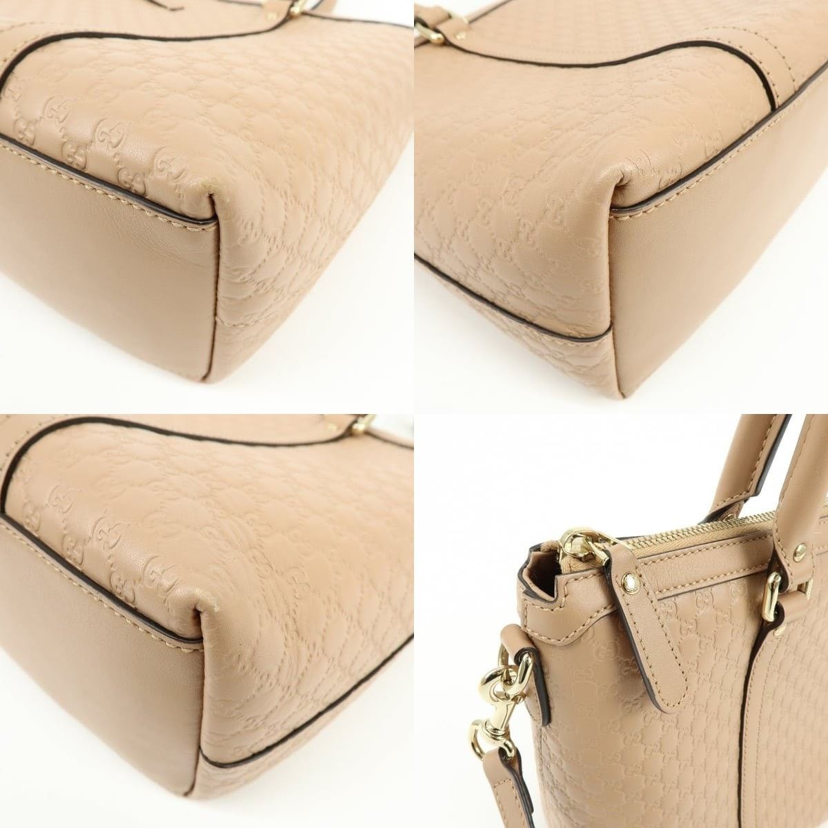 Gucci Gucci Microguccissima Leather Shoulder Bag Beige Size ONE SIZE - 5 Thumbnail