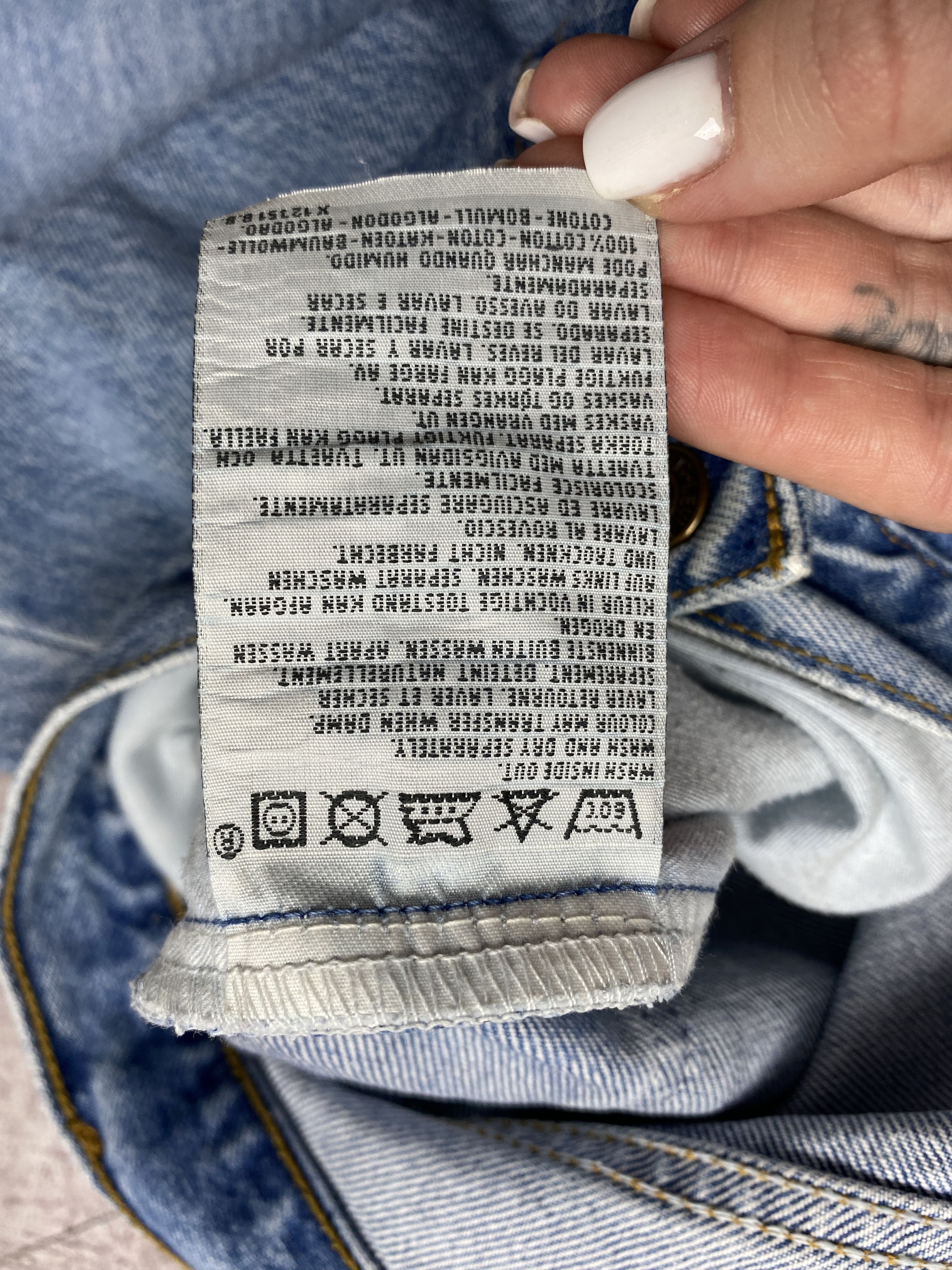 Levi's 618 Vintage Mens Denim Pants Orange Tab Jeans