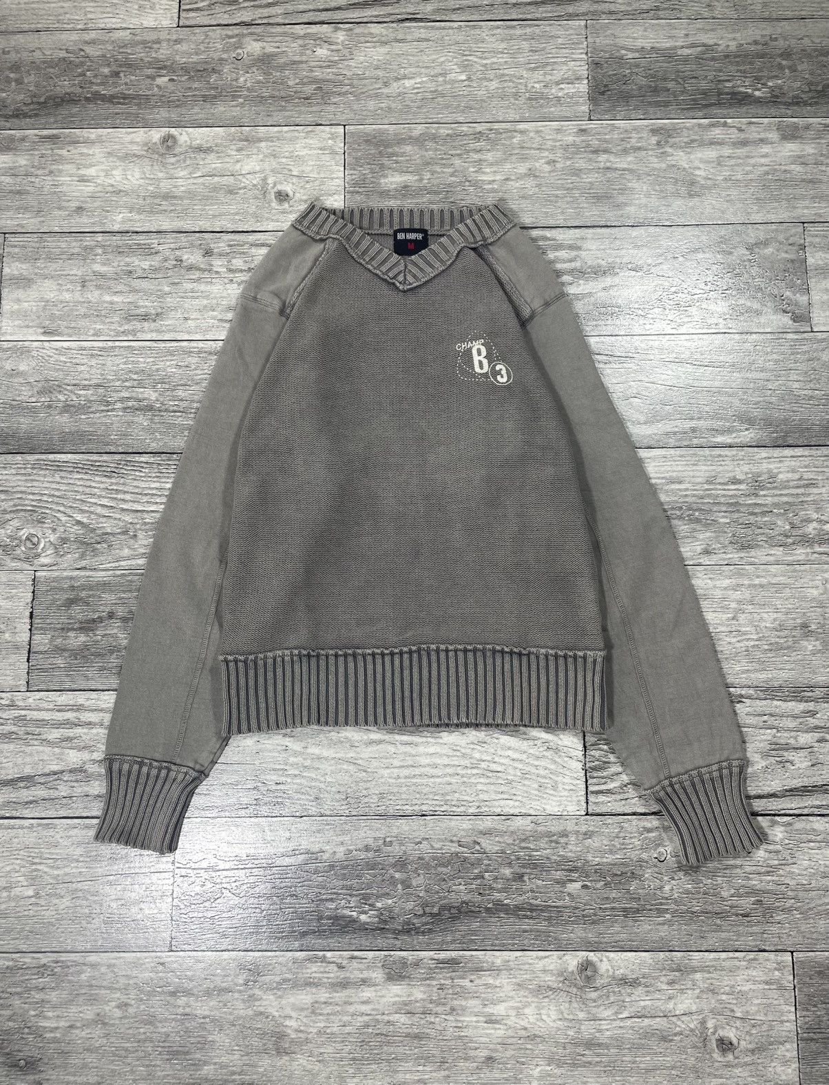 Japanese Brand Vintage Ben Harper Hysterical Japan Style Sweater 2000s Size US M / EU 48-50 / 2 - 1 Thumbnail