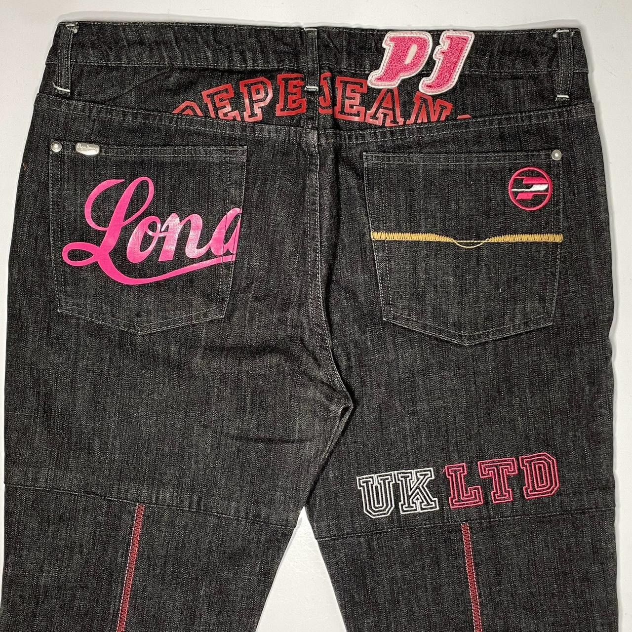 Pepe Jeans × Vintage patchwork pepe london jeans Size US 34 / EU 50 - 5 Thumbnail