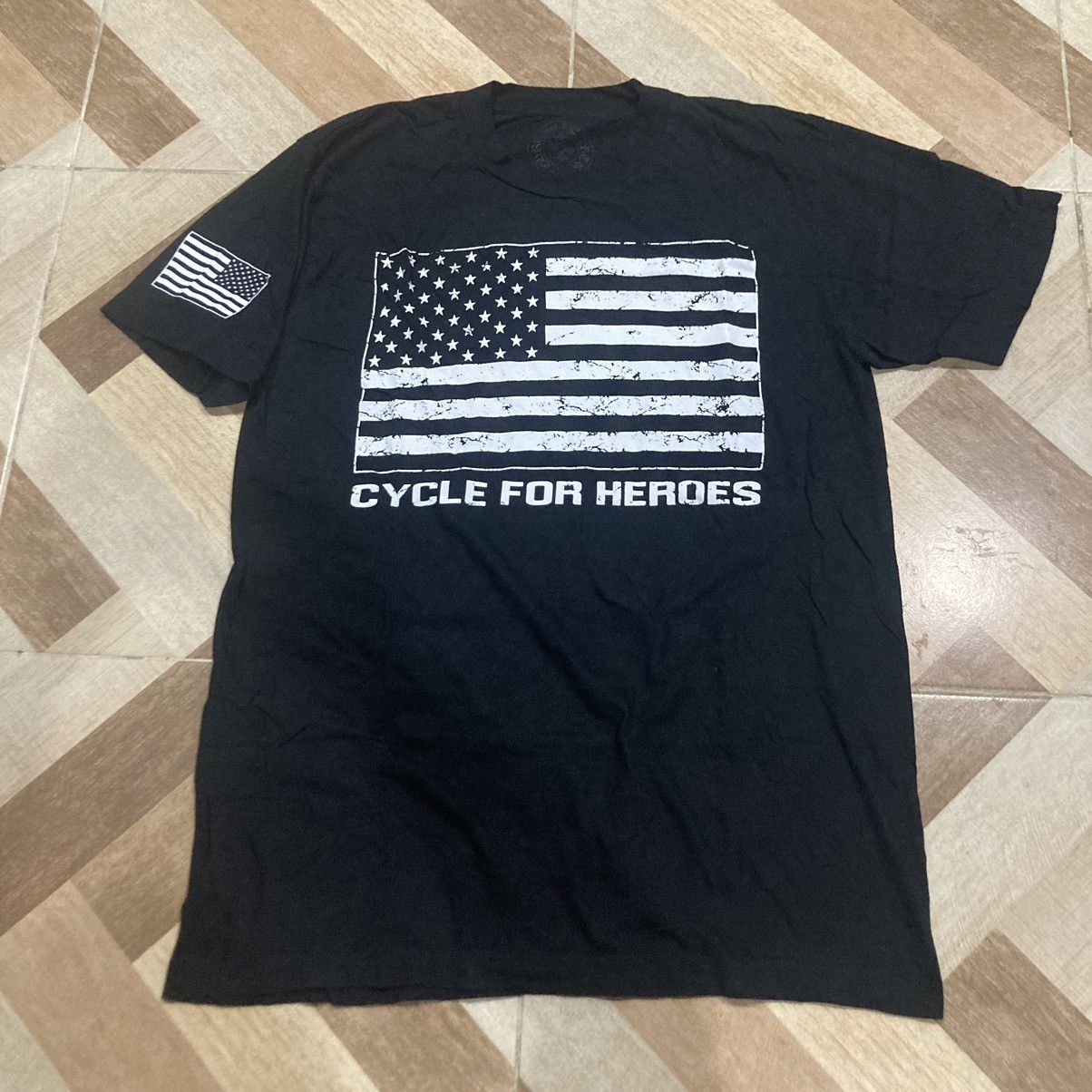 CHROME HEARTS CYCLE FOR HEROES T SHIRT