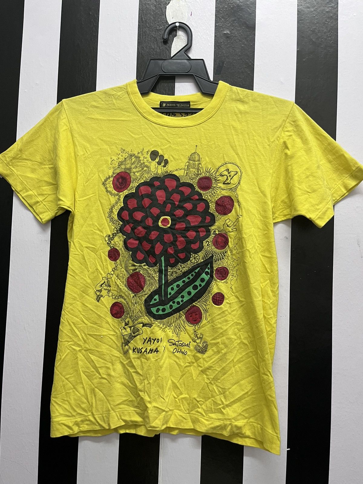 Japanese Brand × Takashi Murakami × Vintage 24 Hour Televsion Takashi Murakami Small Tshirt -F080 Size US S / EU 44-46 / 1 - 1 Thumbnail
