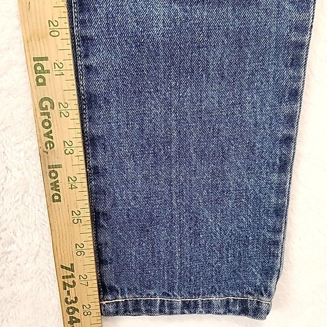 Vintage Tricot Women's Jeans Size SMALL Regular Fit Tapered Denim Blue Distressed W30 Regular Women Jeans Blue Distressed 5-Pocket Modern Classic Vintage: No Size 28" / US 6 / IT 42 - 7 Thumbnail