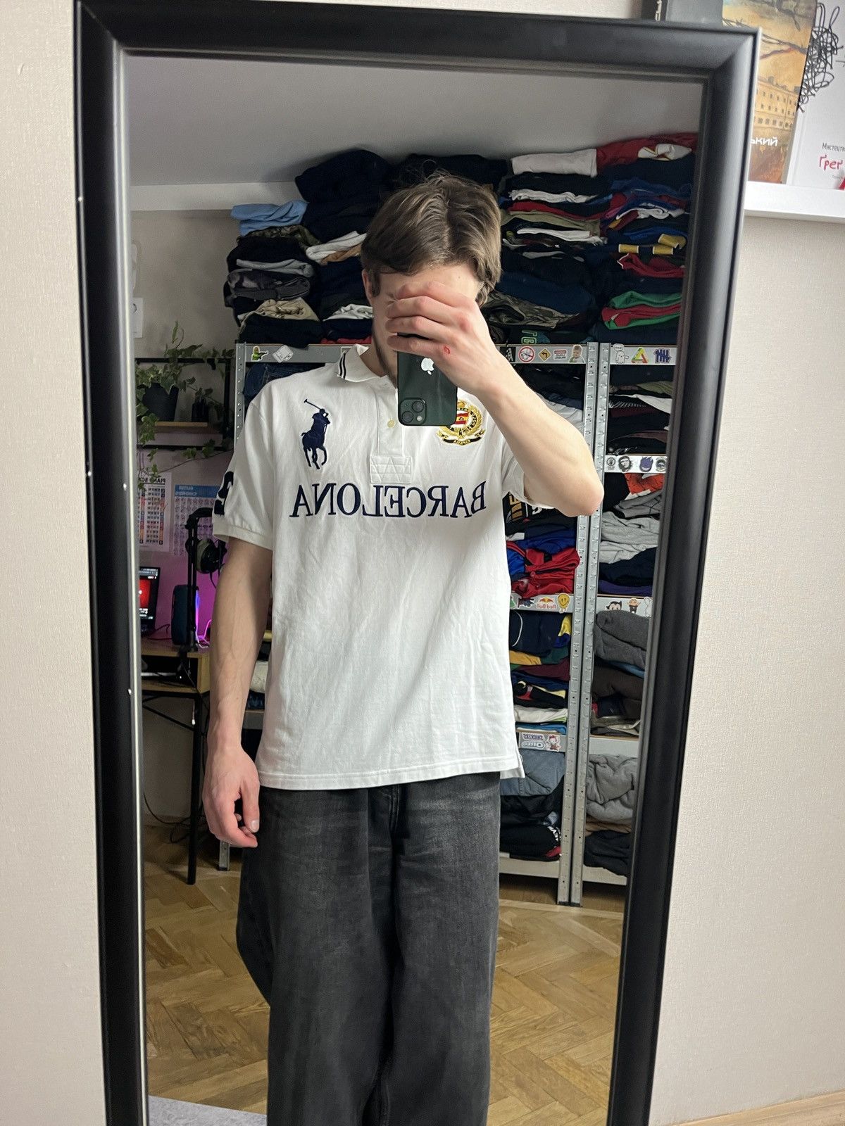 Polo Ralph Lauren Vintage Polo Ralph Lauren Barcelona Polo Shirt Chief Keef Size US L / EU 52-54 / 3 - 2 Thumbnail
