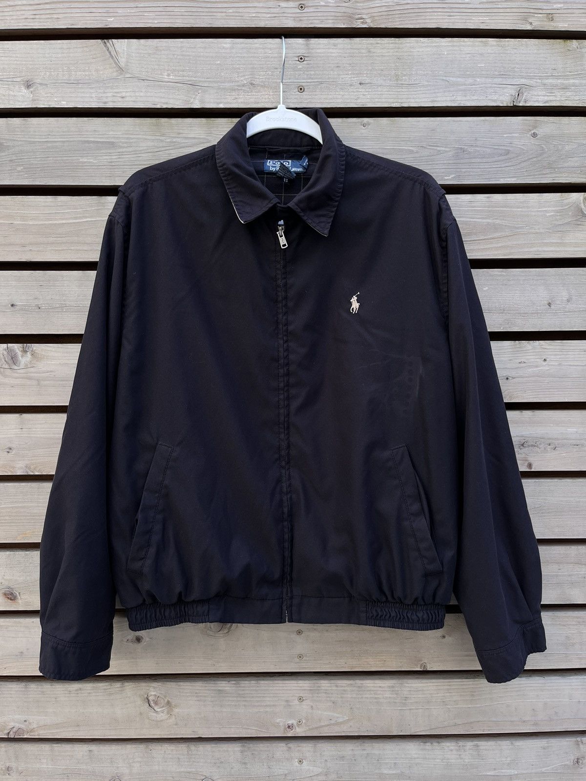 Pre-owned Polo Ralph Lauren X Vintage Polo Ralph Laurent Light Jacket In Black