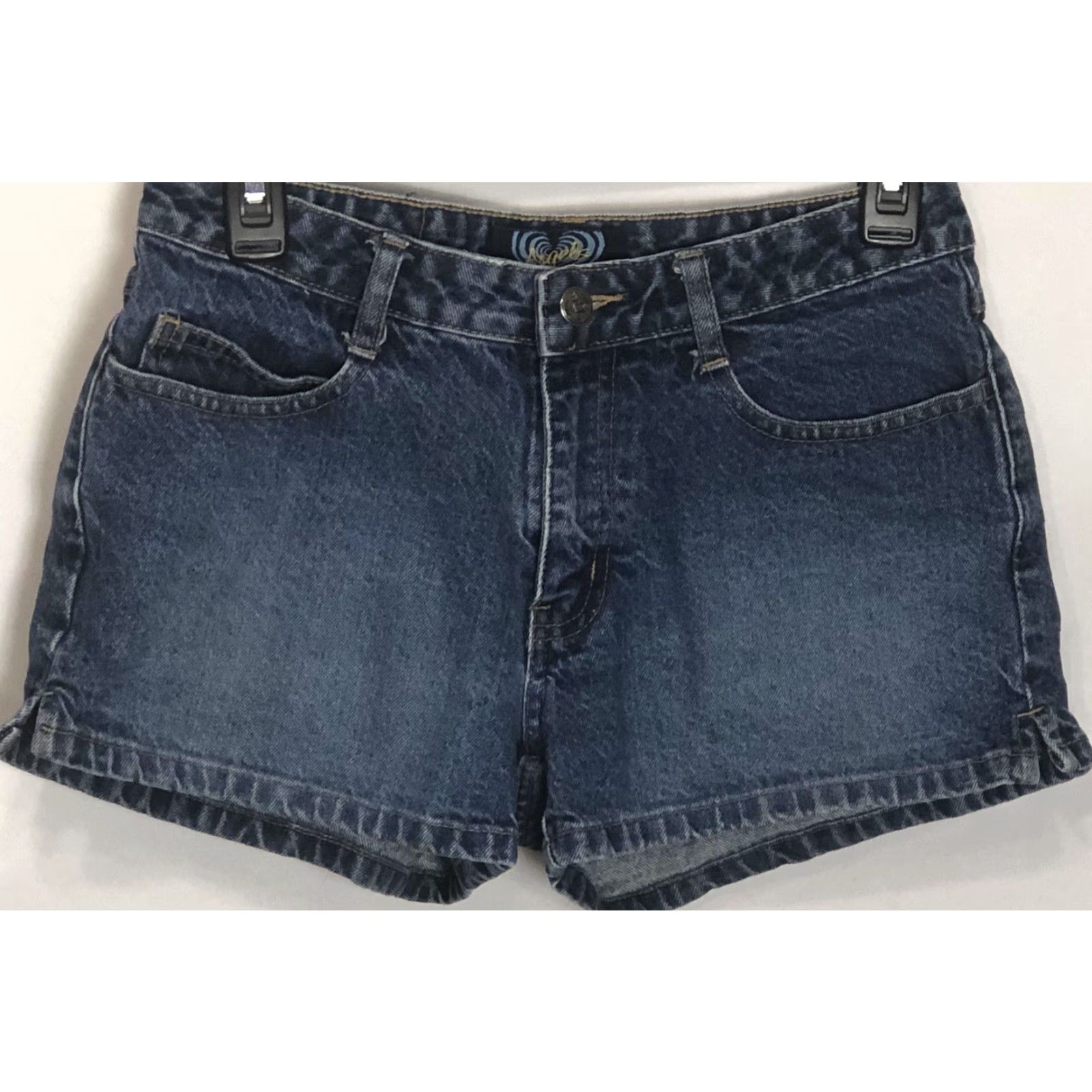 Vintage VINTAGE Angels Blue Jean Shorts Denim 28"Waist Mid Rise 90's Y2K Women Juniors 28 Blue Jeans Shorts Size 27" / US 4 / IT 40 - 4 Thumbnail