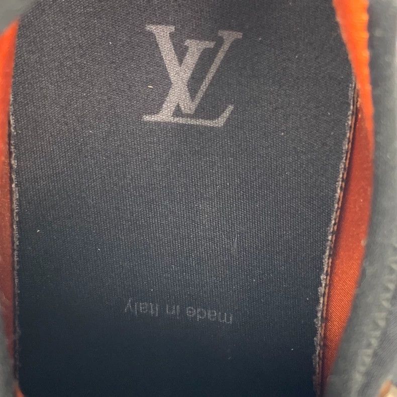 Louis Vuitton Louis Vuitton Dark brown round-toe leather lace-up sneaker Size US 7.5 / EU 40-41 - 7 Thumbnail