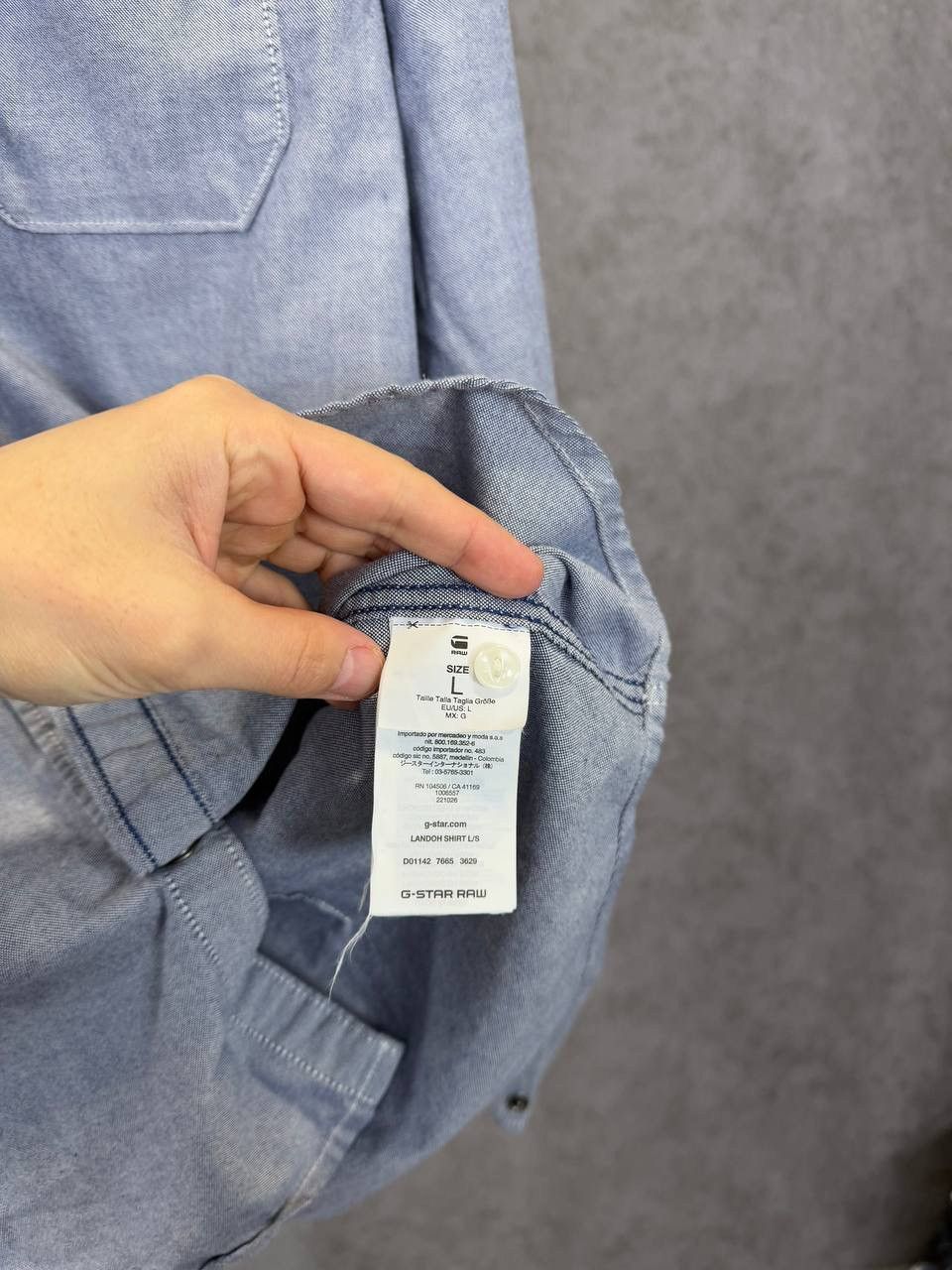 G-Star G Star Raw designer shirt Size US L / EU 52-54 / 3 - 6 Thumbnail