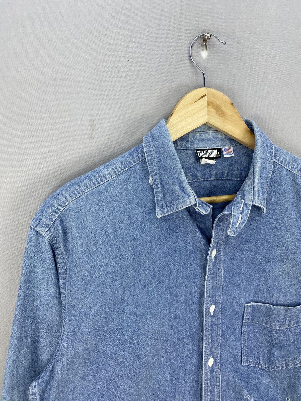 Flannel Expansion NYC Distressed Flannel Shirts Button Up Size US M / EU 48-50 / 2 - 2 Thumbnail