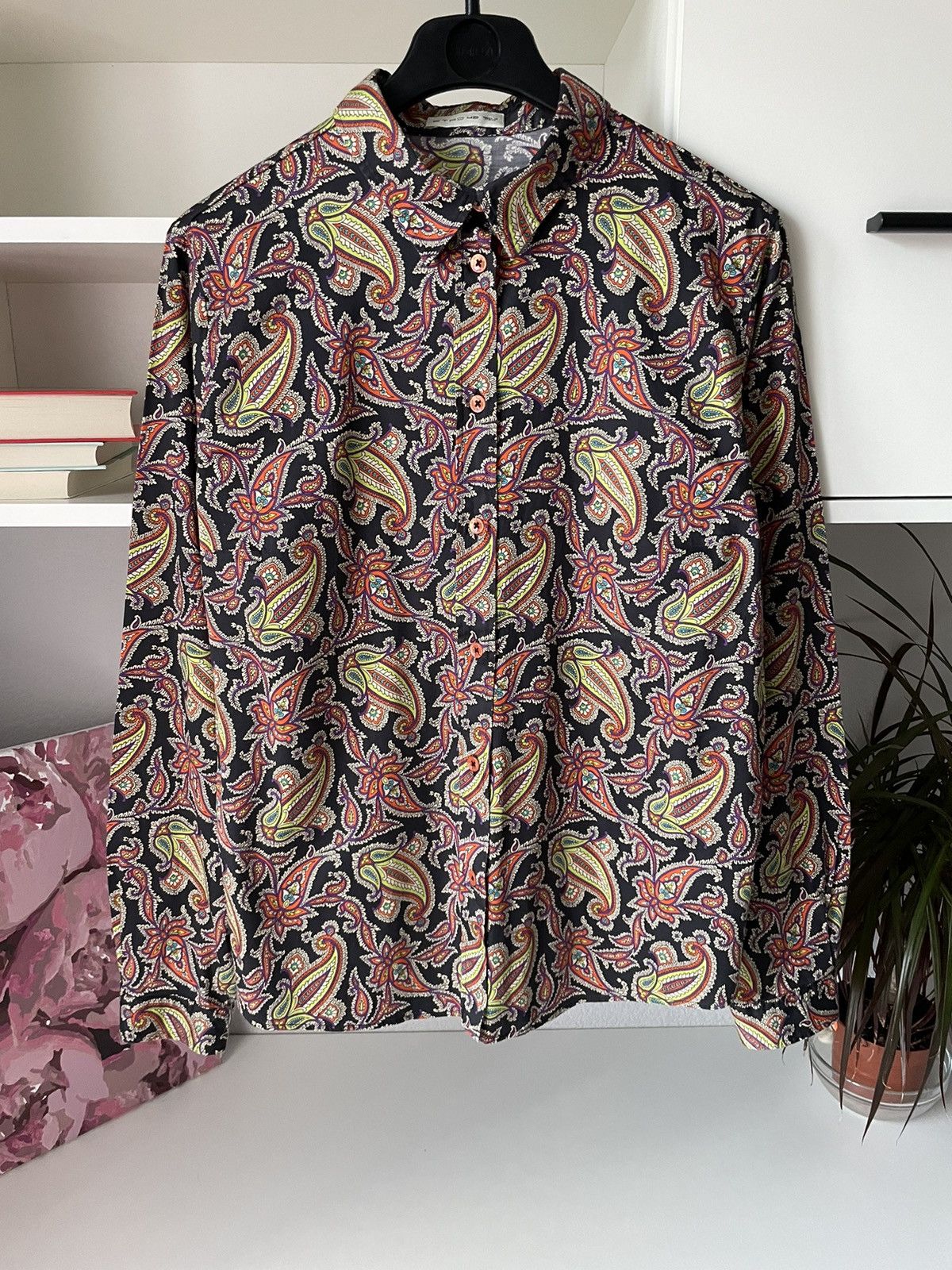 Etro Etro Vintage Over Printed Shirt Button Up Floral Size XL / US 12-14 / IT 48-50 - 4 Thumbnail