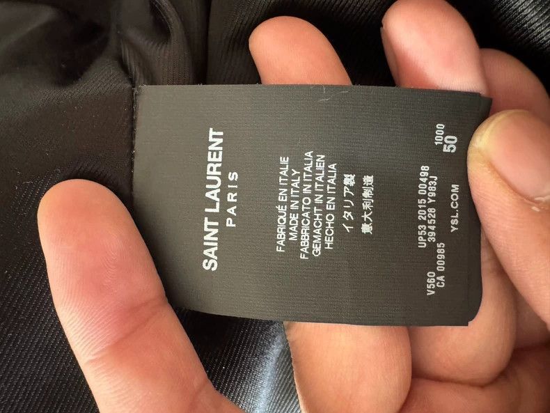 Saint Laurent Paris Saint Laurent Paris Black zipper wool jacket-2506 Size US M / EU 48-50 / 2 - 4 Thumbnail