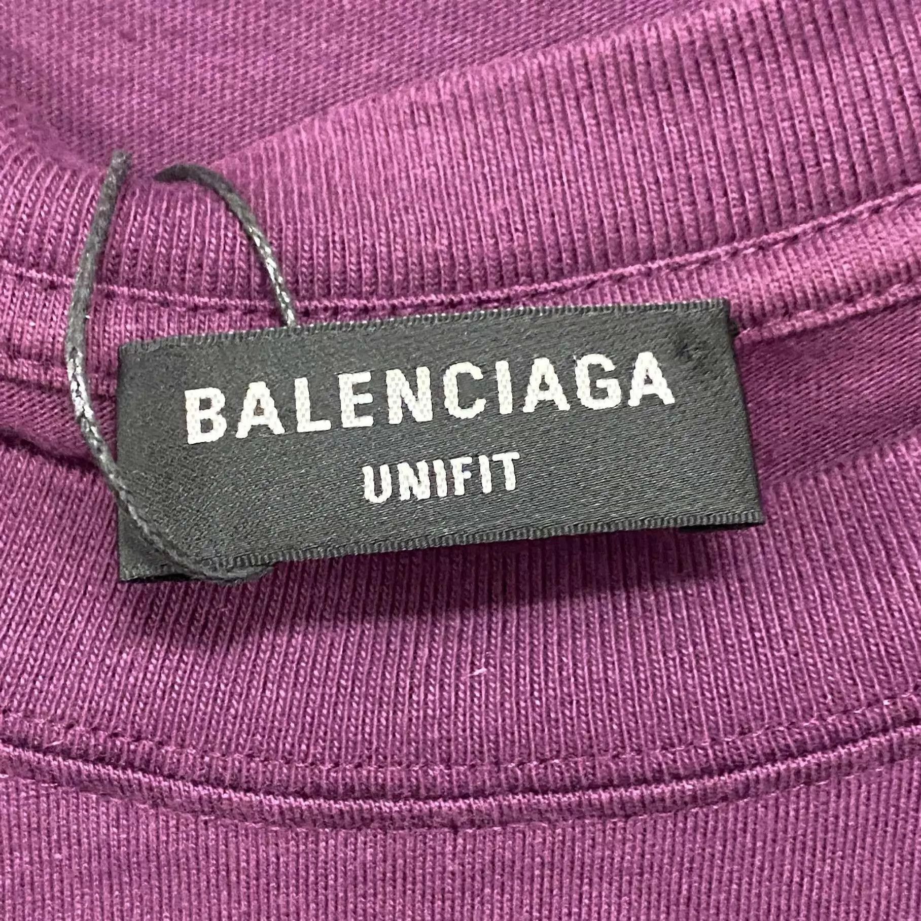 Balenciaga Balenciaga Purple Barbed Wire Embroidery SS S 95 New Size S / US 4 / IT 40 - 5 Thumbnail