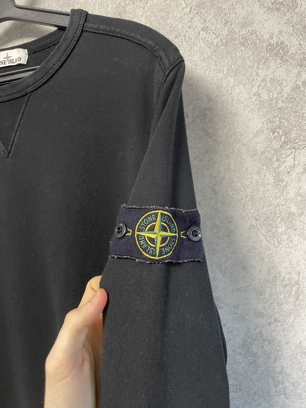Stone Island Stone Island Black Sweatshirt Crewneck With Patch Size US M / EU 48-50 / 2 - 7 Thumbnail