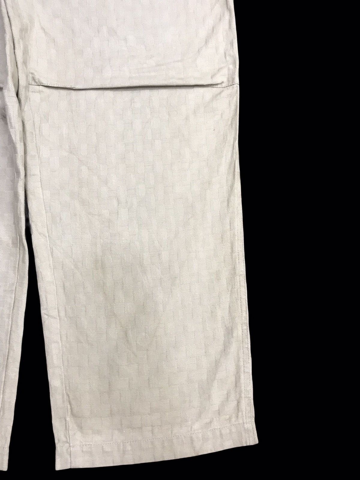 Designer × Japanese Brand Japanese Brand Beautiful Fabric Baggy Cargo Pant Size US 33 - 4 Thumbnail