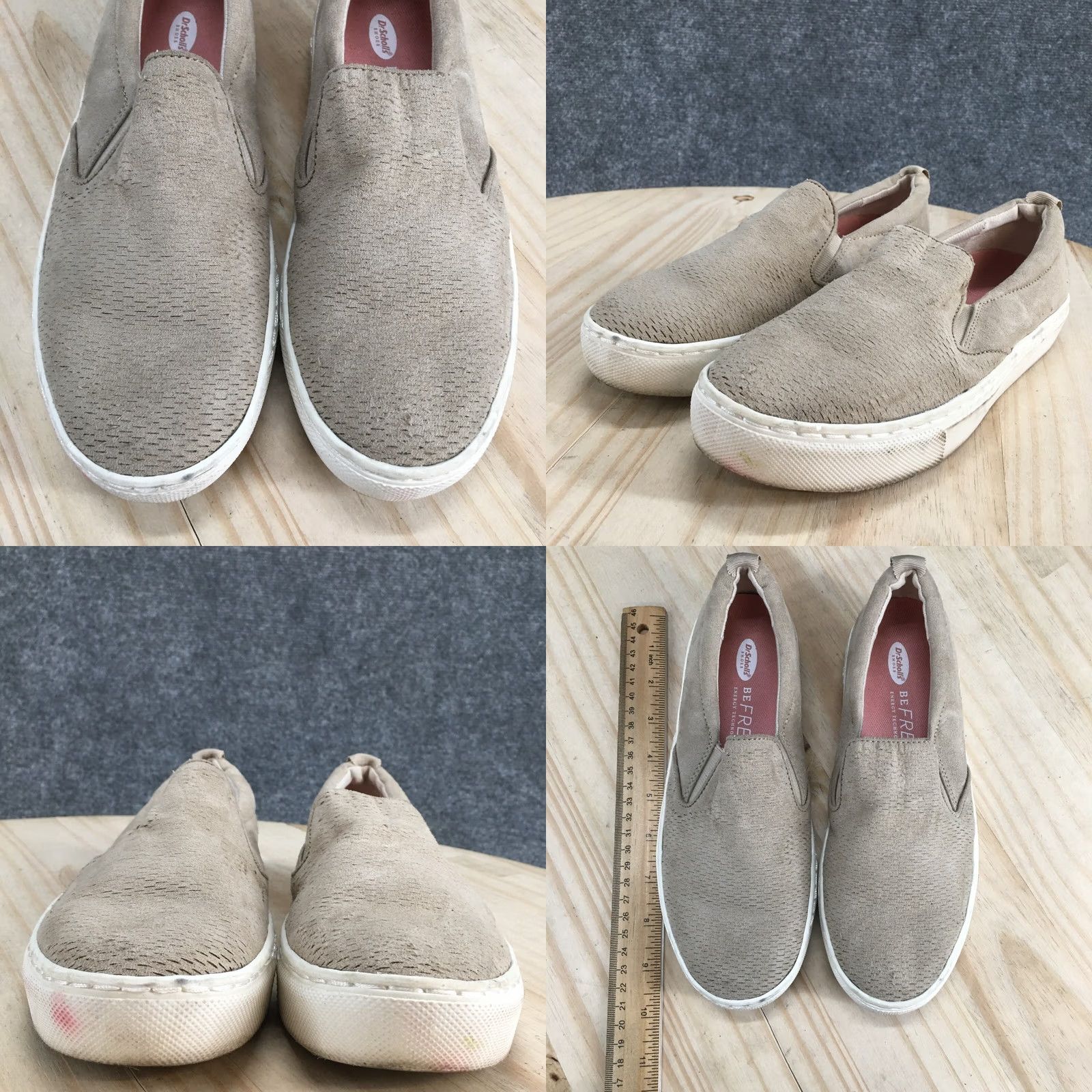 Vintage Dr. Scholl’s Slip On Loafers Womens 6 M Brown Fabric Casual Comfort Sneaker Shoes Size US 6 / IT 36 - 8 Thumbnail