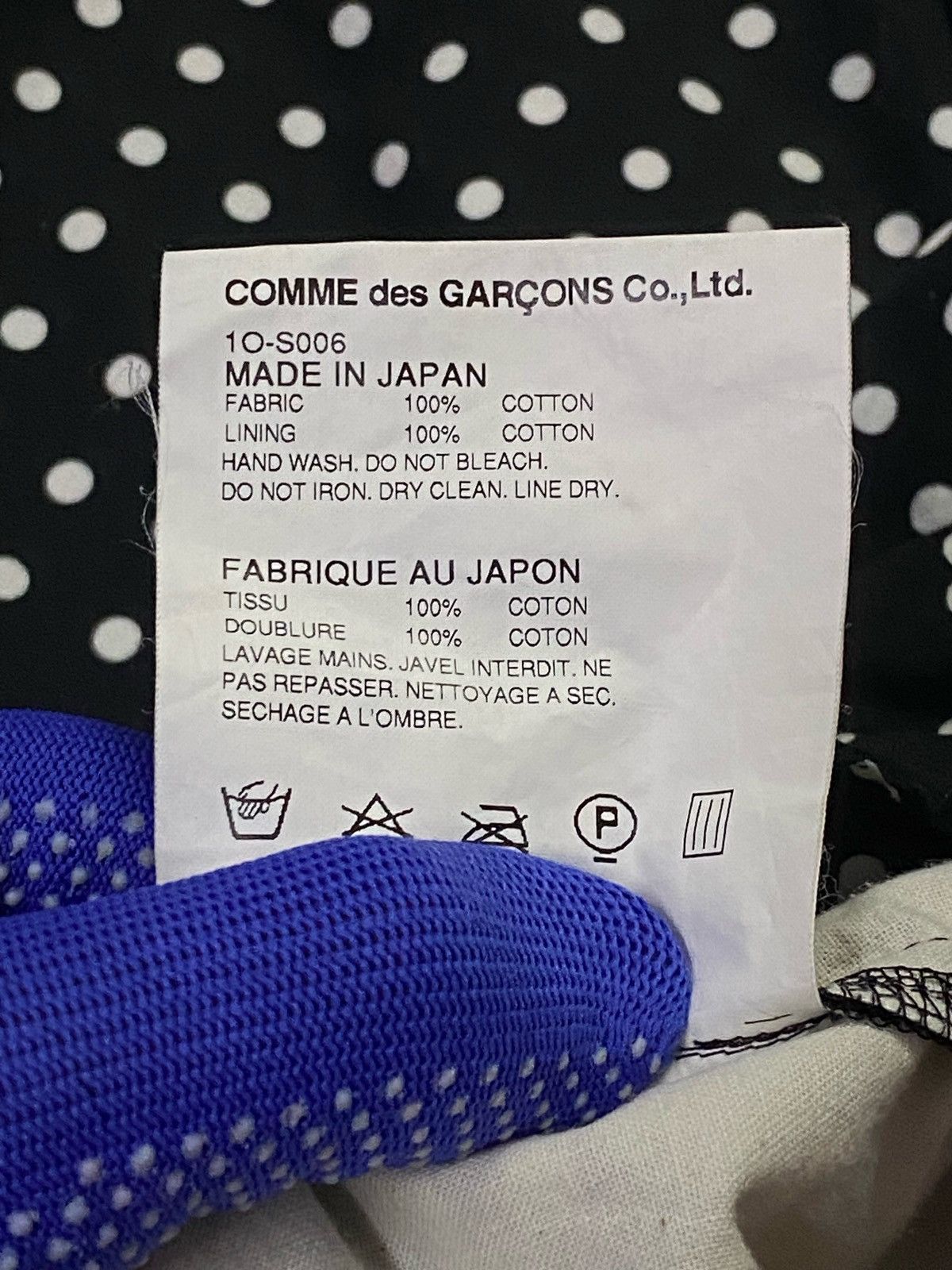 Comme des Garcons Black Black Comme Des Garçons AD2014 Polka Dot Midi Skirt Size 28" / US 6 / IT 42 - 12 Thumbnail