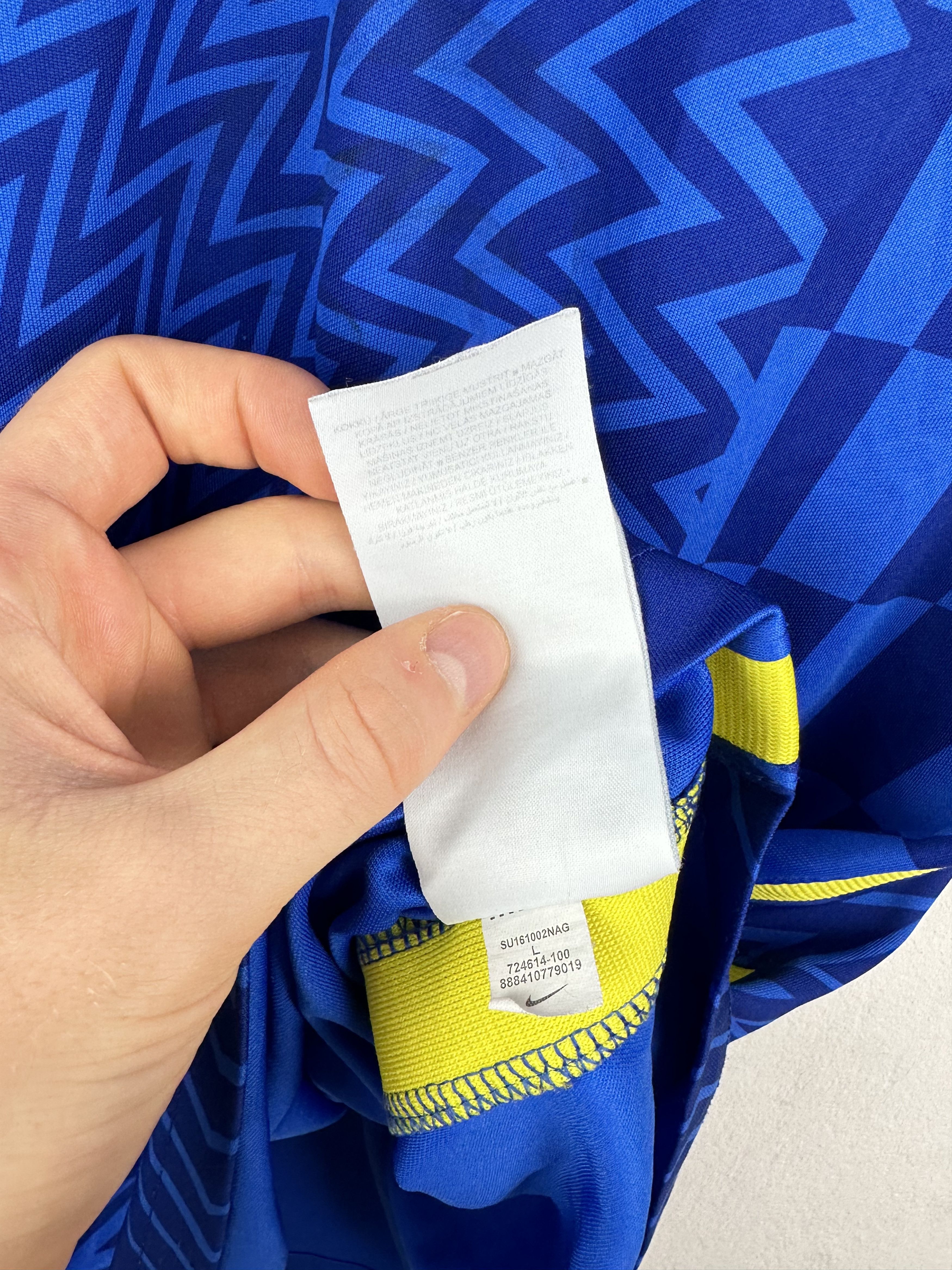 Nike Chelsea Home football shirt 2021 Jersey Nike Soccer Size US L / EU 52-54 / 3 - 8 Thumbnail