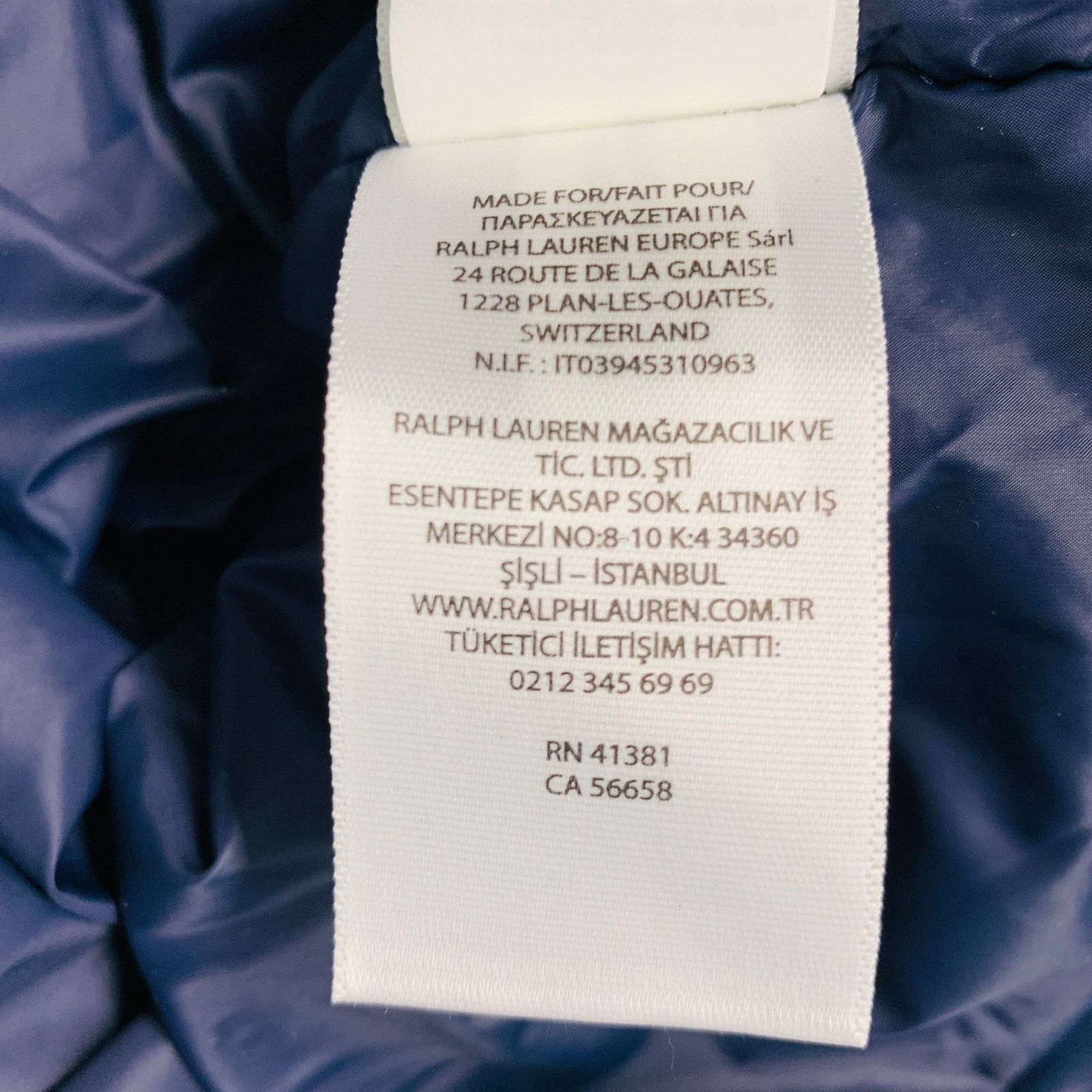 Ralph Lauren RALPH LAUREN Size XL Navy Blue Camo Polyester Zip Up Jacket Size US XL / EU 56 / 4 - 8 Thumbnail