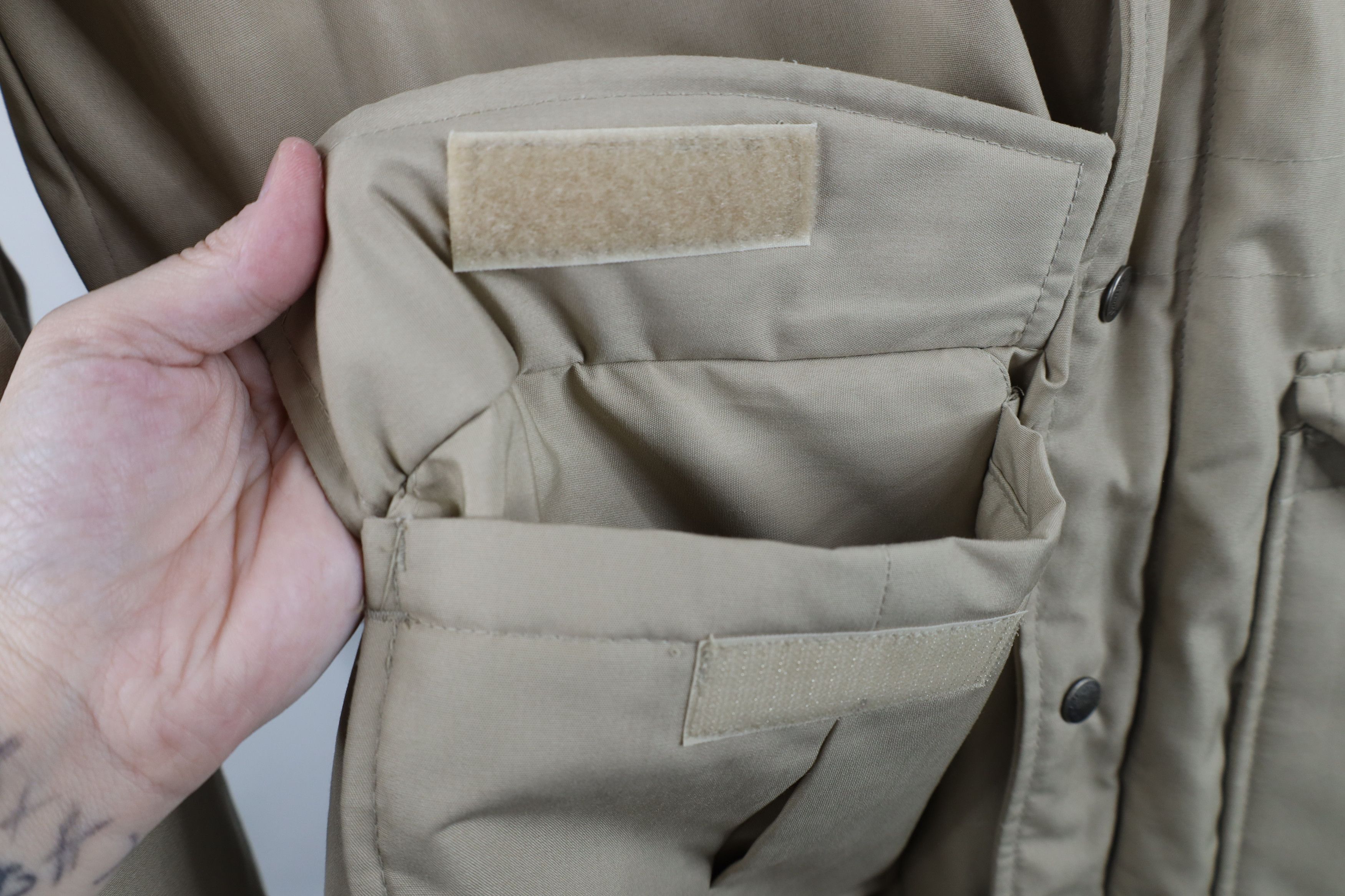 Vintage Vintage 70s 80s Streetwear Hooded Puffer Parka Jacket Beige Size US M / EU 48-50 / 2 - 7 Thumbnail
