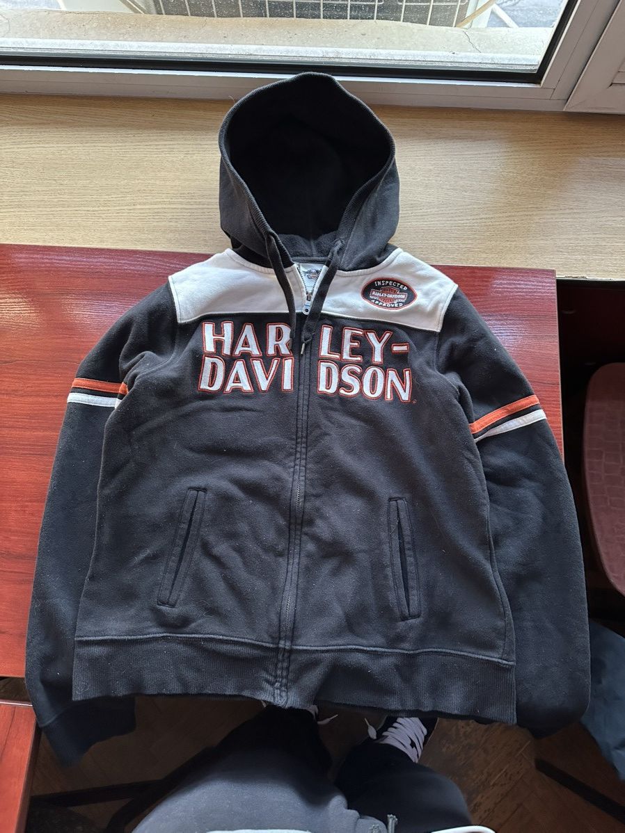 Harley Davidson × Vintage Harley Davidson Zip-Hoodie Size L / US 10 / IT 46 - 6 Thumbnail