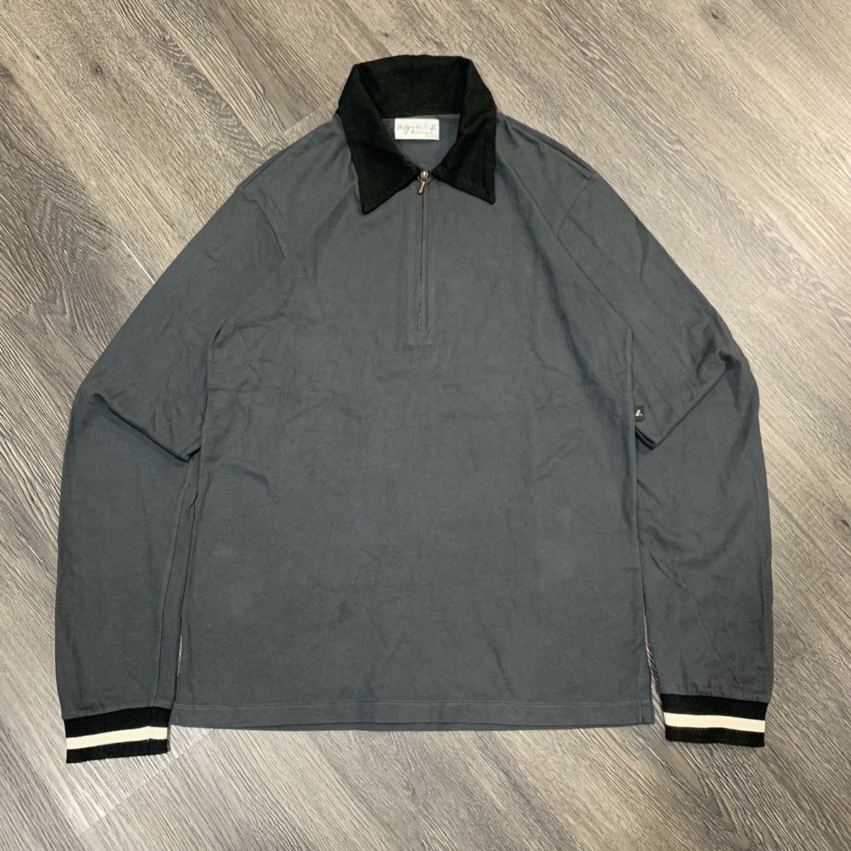agnes b. 🇯🇵Agnes B Homme Paris Longsleeve Polo Shirt🇯🇵 Size US S / EU 44-46 / 1 - 1 Thumbnail