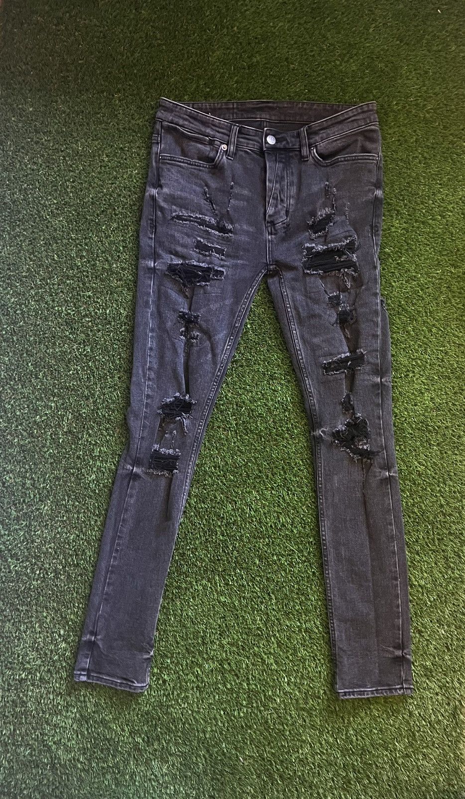 Ksubi Ksubi Van Winkle Dynamite Trash Black Slim Denim Size US 29 - 2 Thumbnail