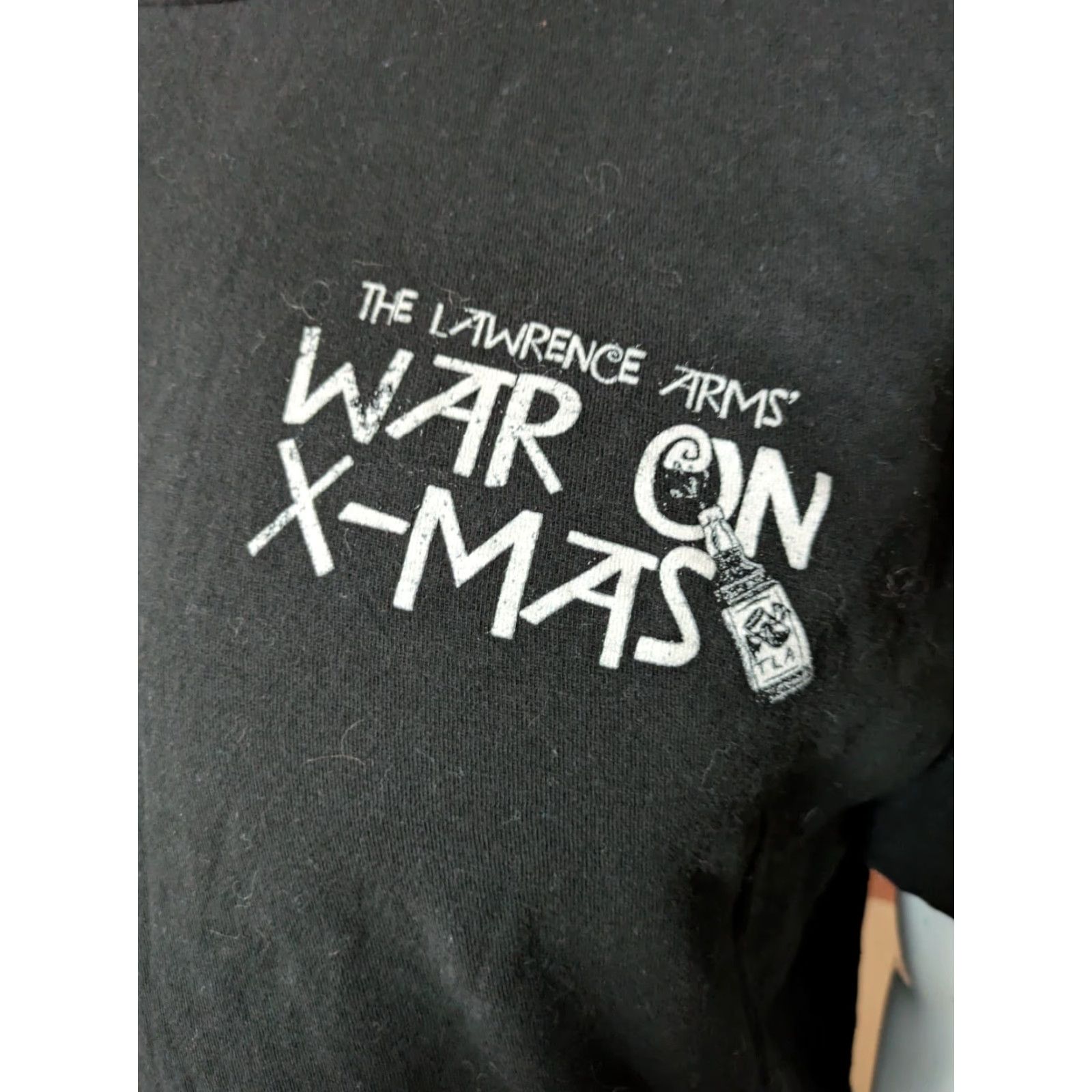 Tultex VINTAGE The Lawrence Arms Band War On X-Mas 2020 Concert Tour T Shirt XL Chicago Punk Men XL Black Shirt Band Holiday Music Mens Size US XL / EU 56 / 4 - 2 Thumbnail