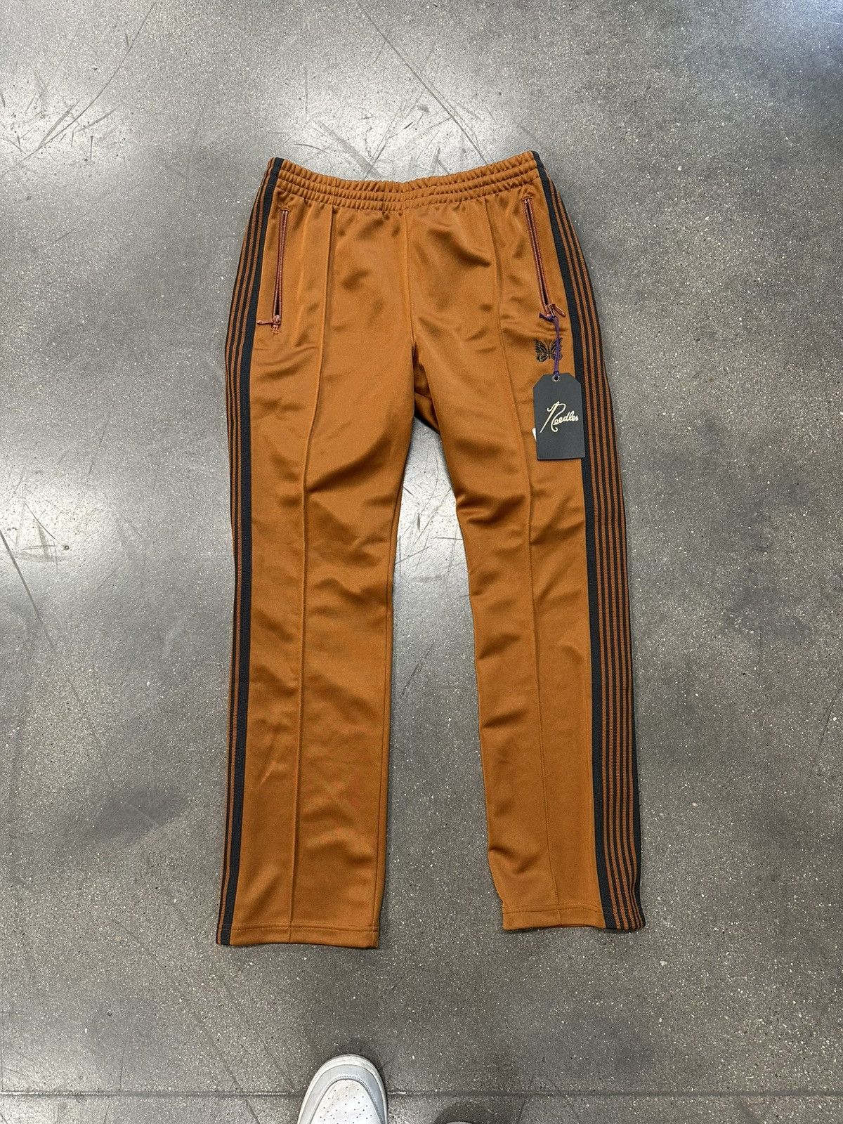 Needles Needles Narrow Track Pant Orange Rust Size US 34 / EU 50 - 1 Thumbnail