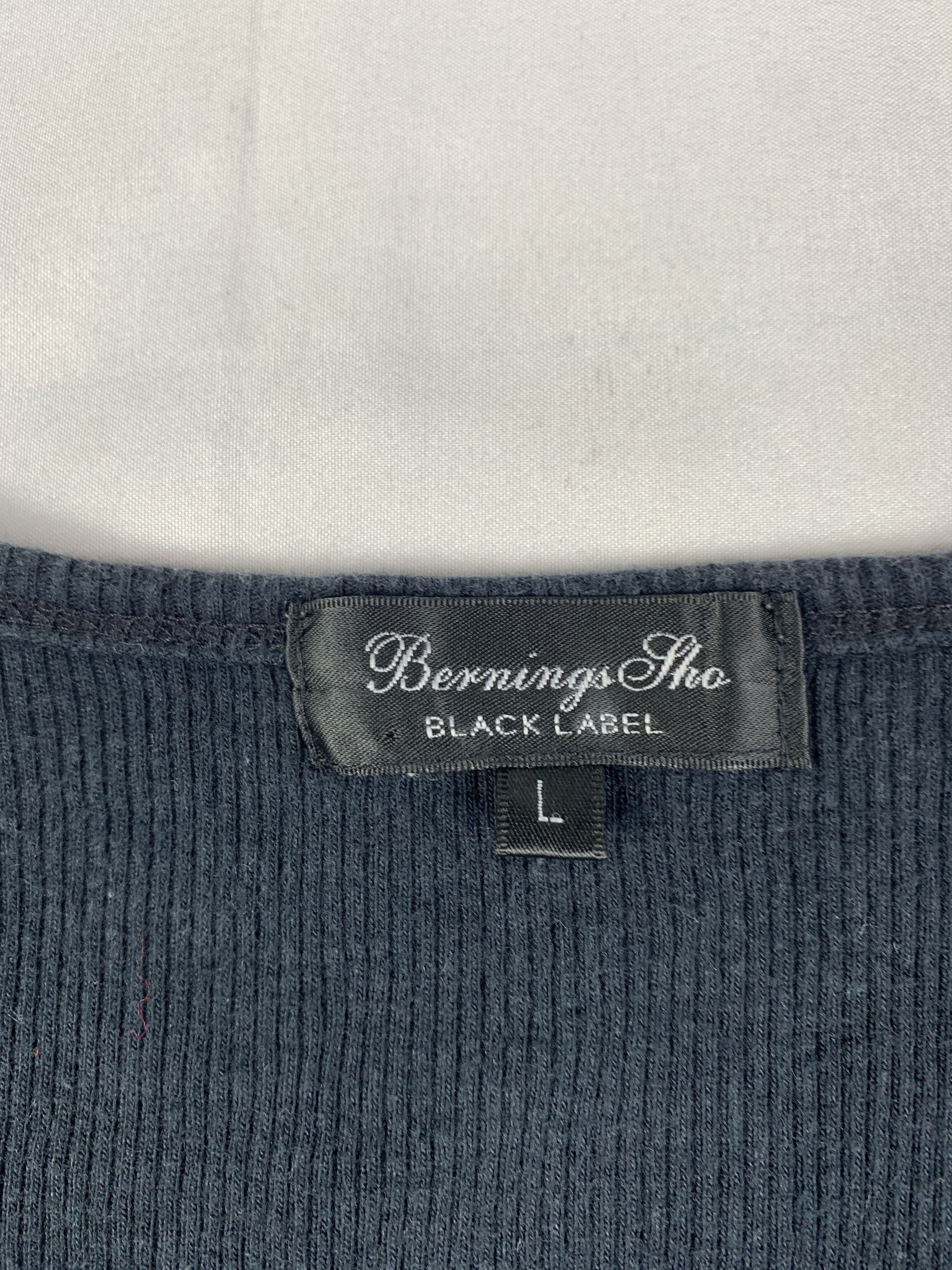 BERNINGS SHO Berning Sho Black Smokey Poem Tee (L) Size L / US 10 / IT 46 - 8 Thumbnail