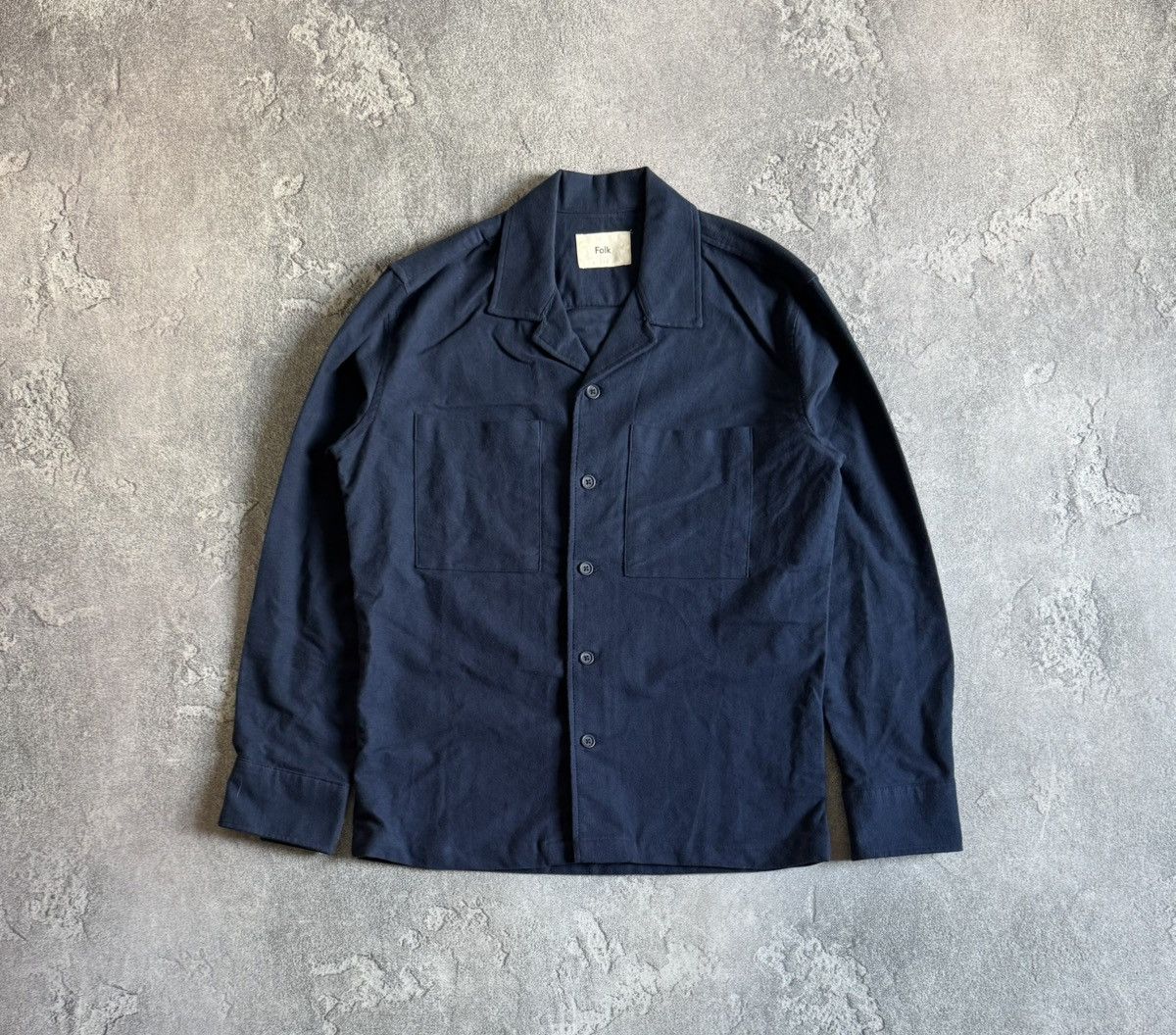 Folk Folk 3 button up overshirt long sleeve shirt light jacket Size US M / EU 48-50 / 2 - 9 Thumbnail