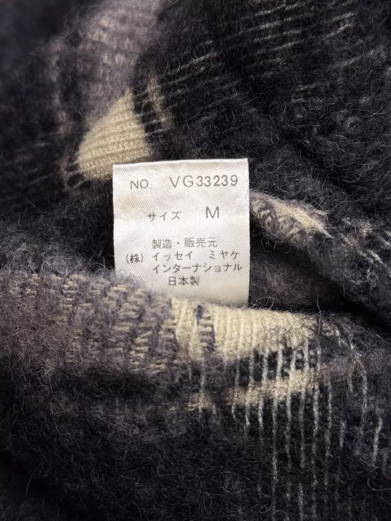 Issey Miyake Issey Miyake Black and white wool blended coat Size M / US 6-8 / IT 42-44 - 4 Thumbnail