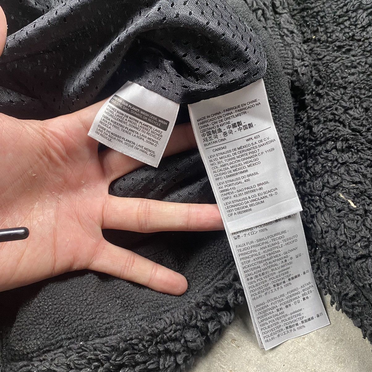 Levi's × Levi's Made & Crafted × Levi's Vintage Clothing Levis Sherpa Tactical Zipped Up Boxy Jacket Size US XL / EU 56 / 4 - 7 Thumbnail