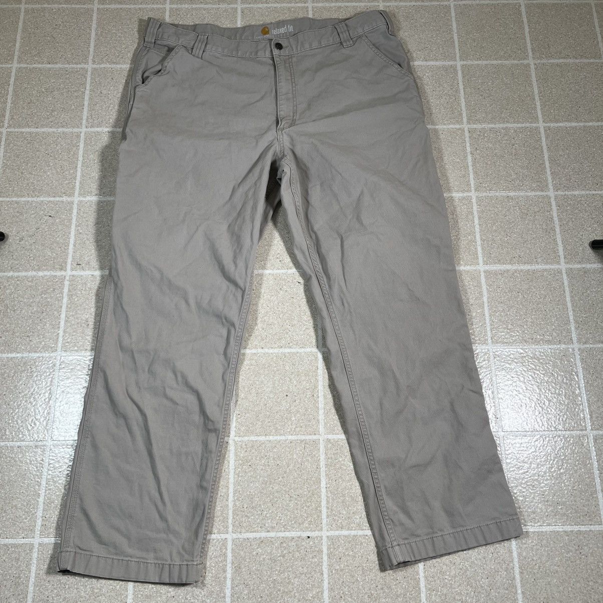 Carhartt Carhartt Men’s 40x30 Tan Carpenter Pants Relaxed Fit Canvas Size US 40 / EU 56 - 5 Thumbnail